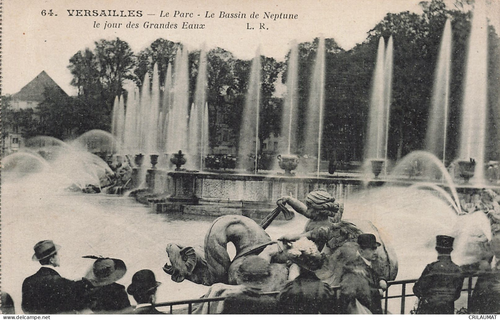 78-VERSAILLES LE PARC LE BASSIN DE NEPTUNE-N°T5274-G/0281 - Versailles (Castillo)