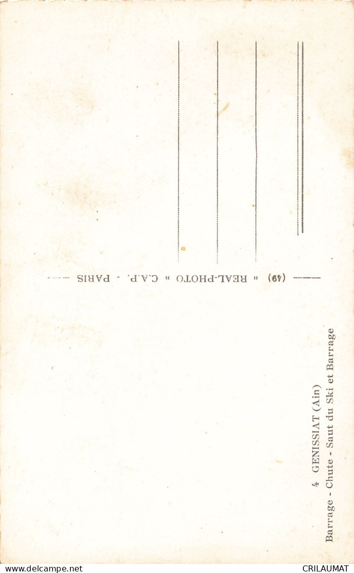 01-GENISSIAT-N°T5274-G/0019 - Génissiat