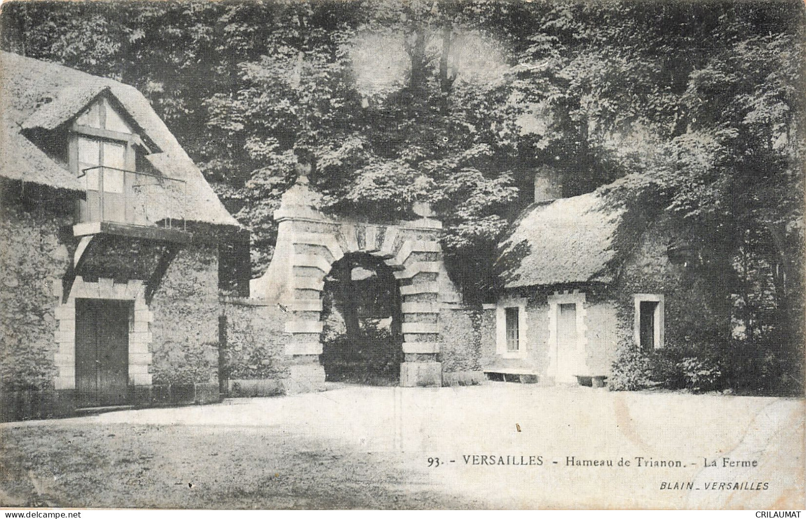 78-VERSAILLES HAMEAU DE TRIANON LA FERME-N°T5274-F/0139 - Versailles (Schloß)