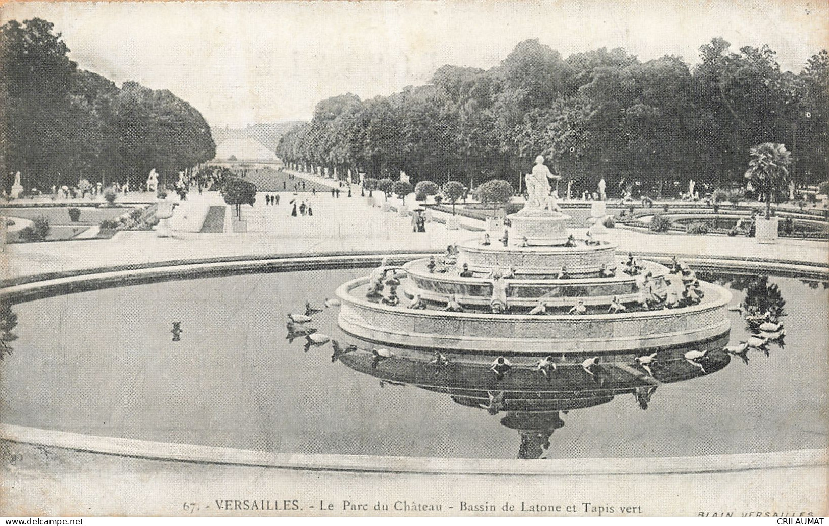 78-VERSAILLES LE PARC DU CHÂTEAU BASSIN DE LATONE-N°T5274-F/0141 - Versailles (Kasteel)