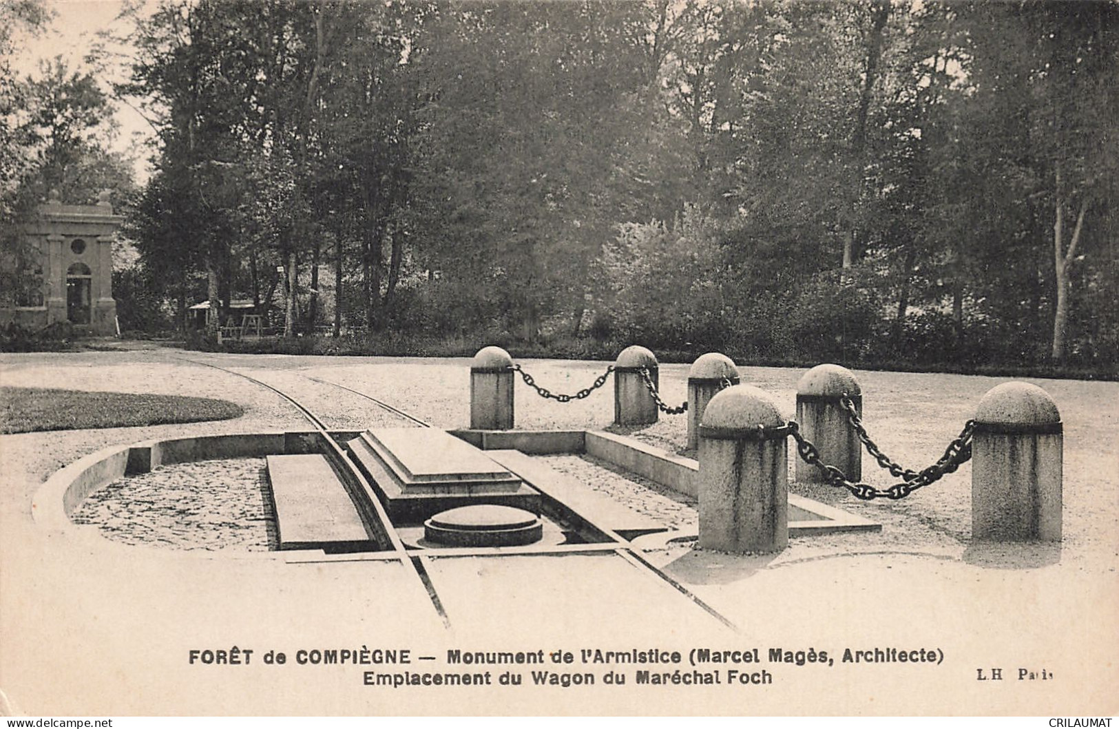 60-COMPIEGNE LA FORET MONUMENT DE L ARMISTICE-N°T5274-E/0363 - Compiegne