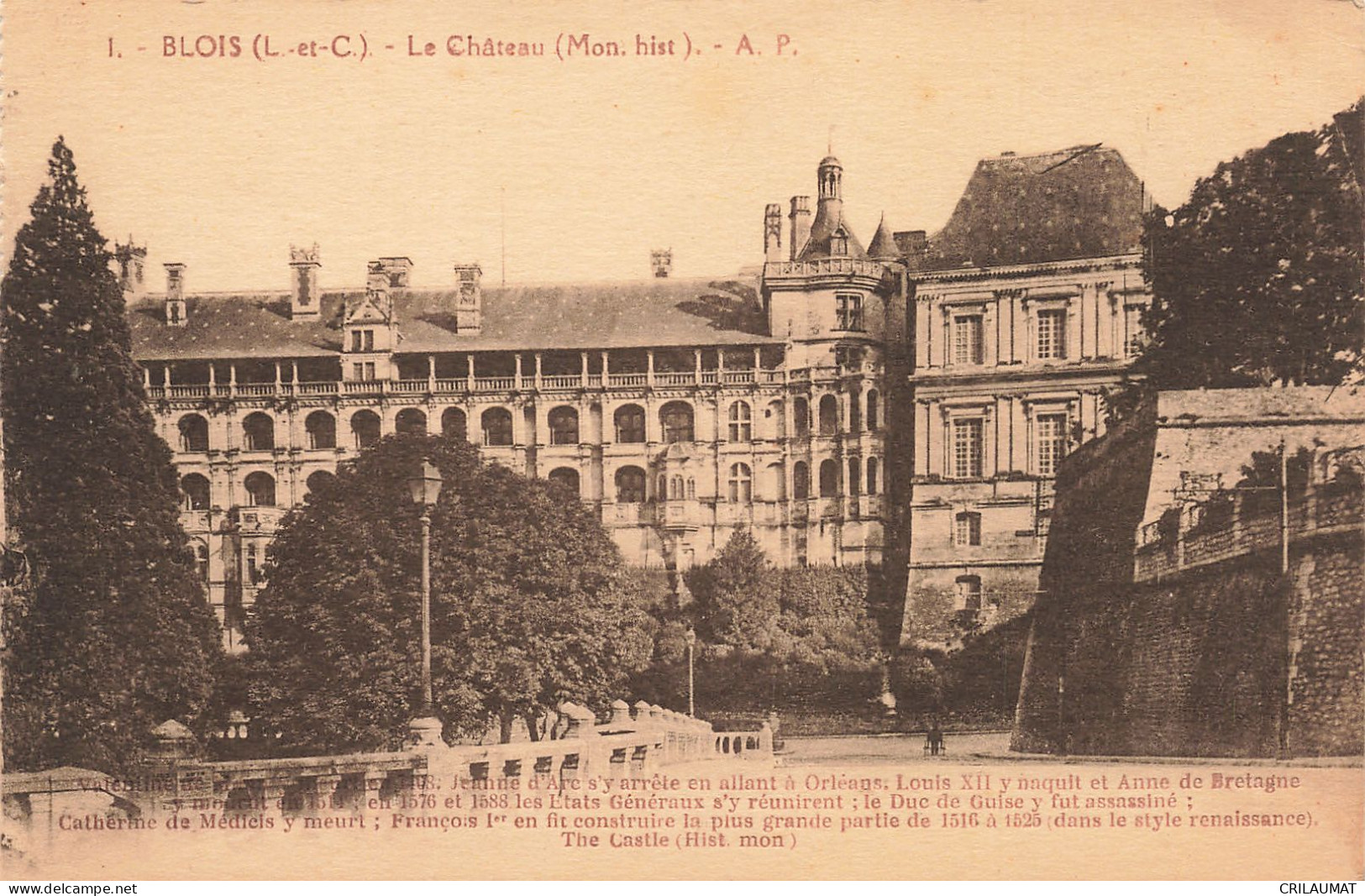 41-BLOIS LE CHÂTEAU-N°T5275-A/0393 - Blois