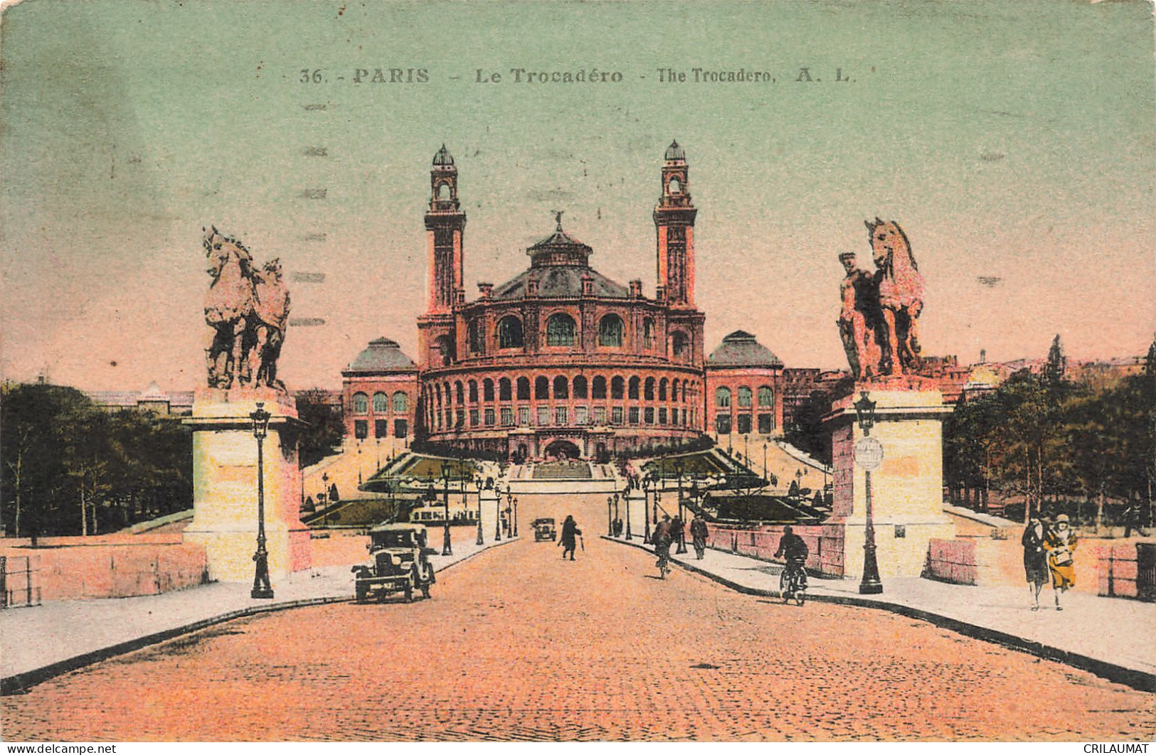 75-PARIS LE TROCADERO-N°T5275-A/0281 - Sonstige & Ohne Zuordnung