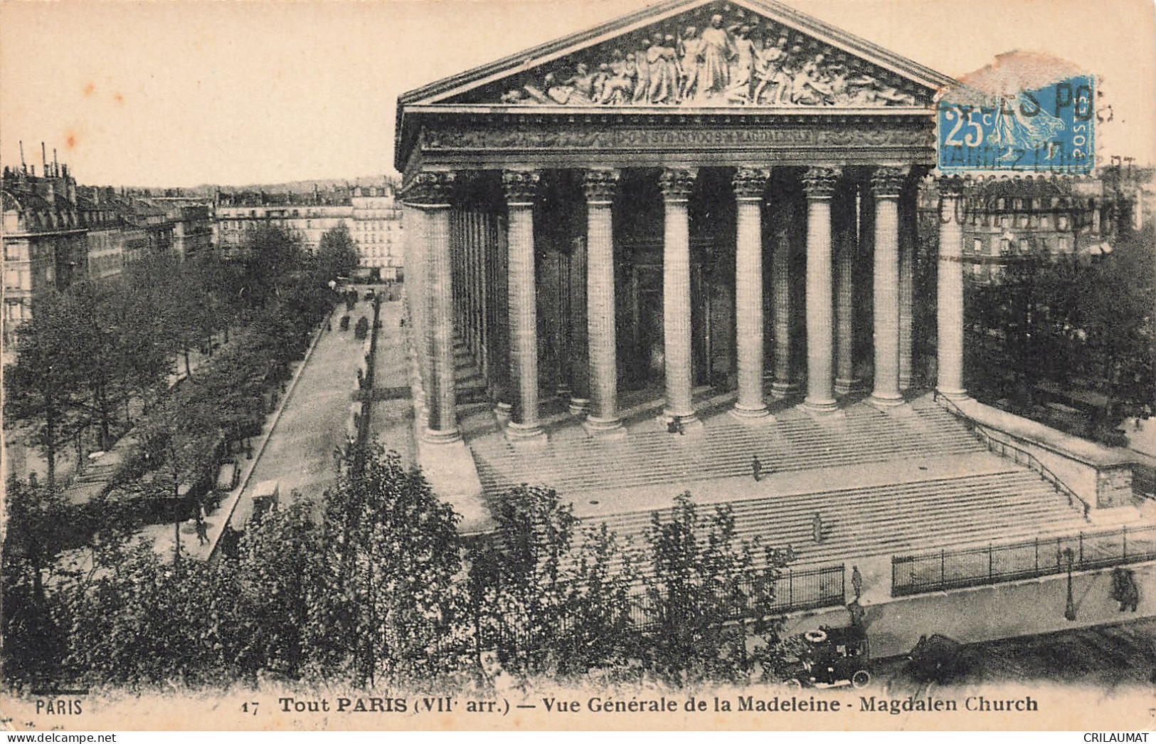 75-PARIS LA MADELEINE-N°T5274-H/0317 - Sonstige & Ohne Zuordnung