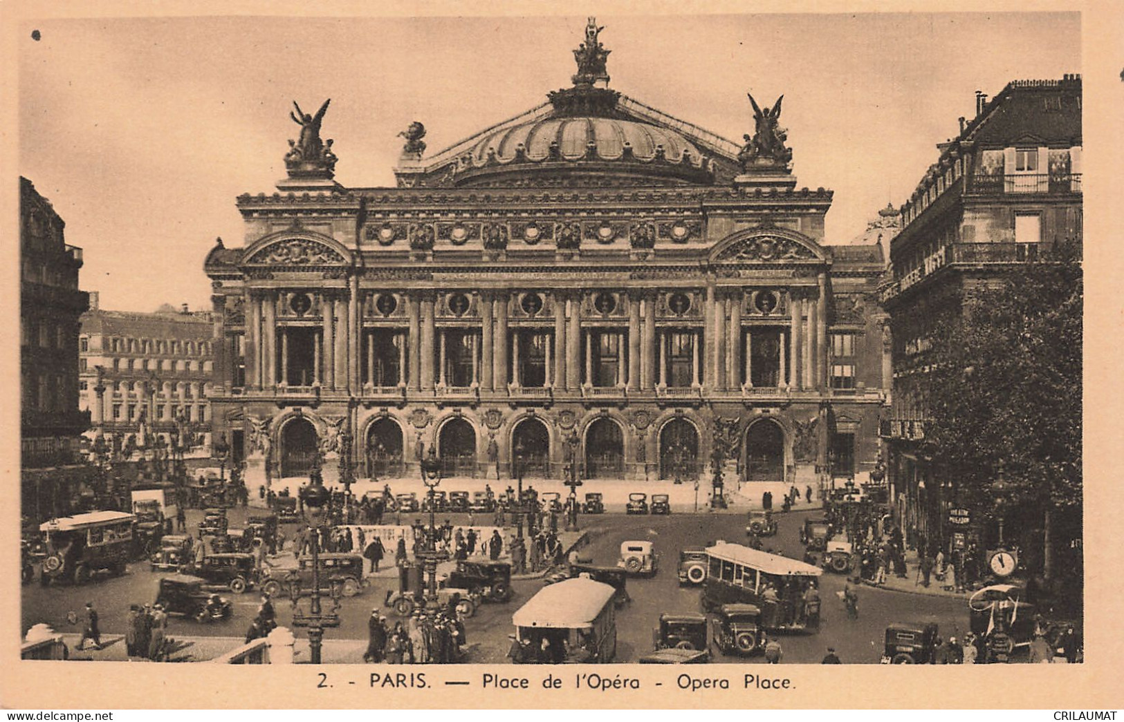 75-PARIS PLACE DE L OPERA-N°T5274-H/0195 - Andere & Zonder Classificatie