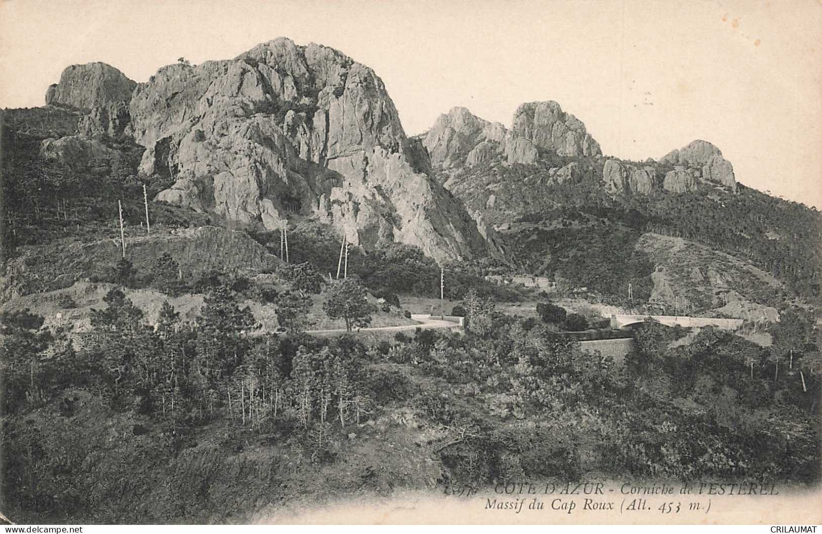 83-CORNICHE DE L ESTEREL MASSIF DU CAP ROUX-N°T5274-H/0199 - Saint-Raphaël