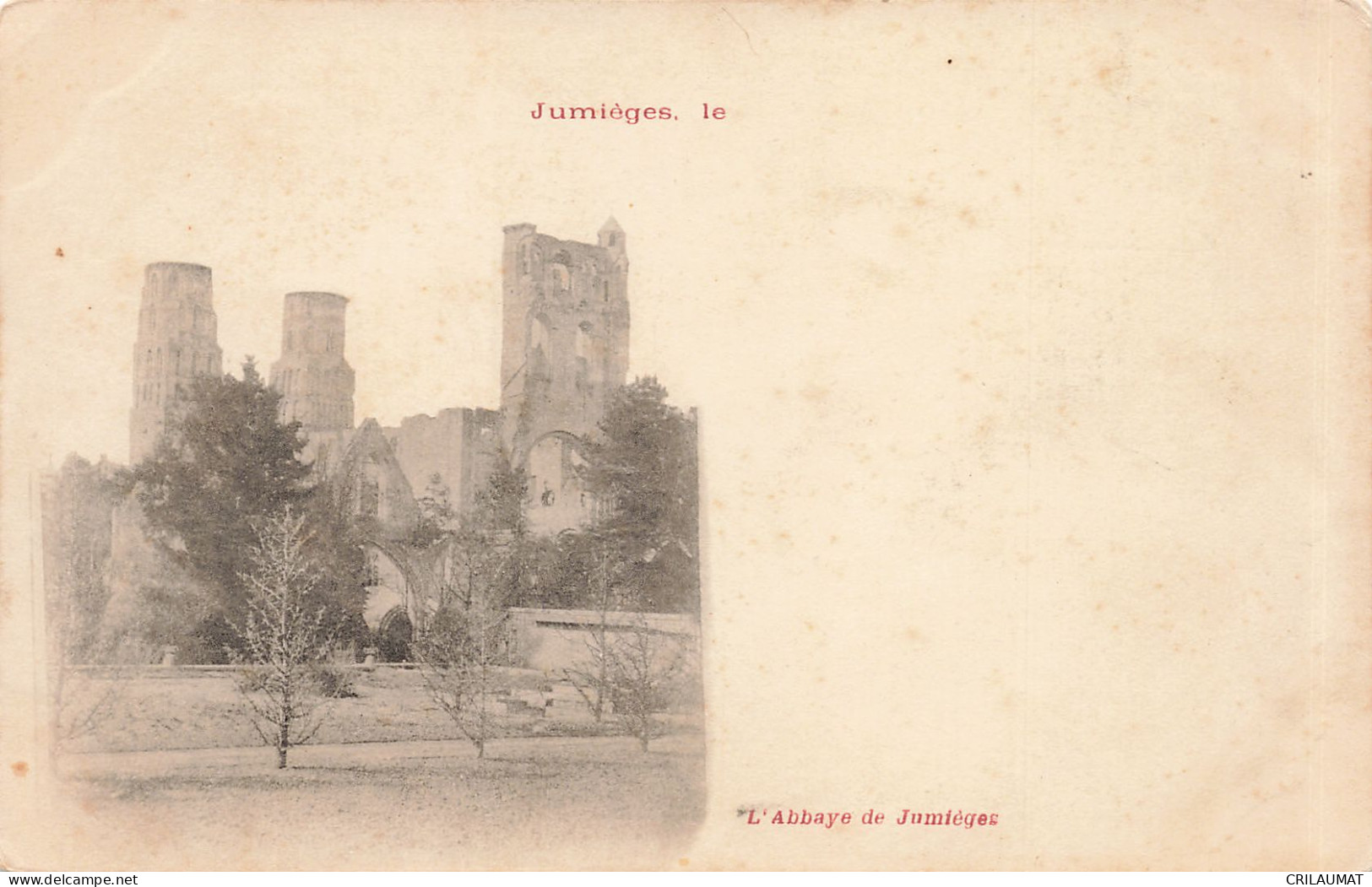 76-JUMIEGES-N°T5275-D/0397 - Jumieges