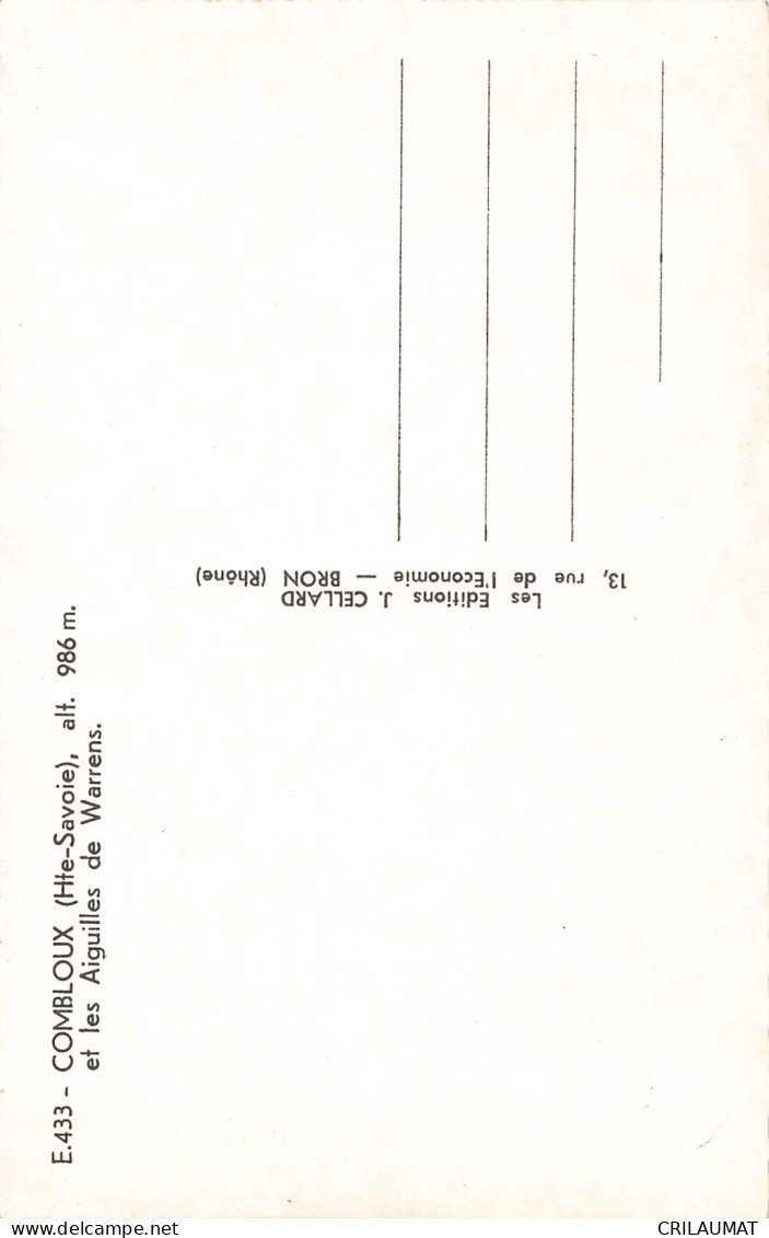 74-COMBLOUX-N°T5275-D/0335 - Combloux