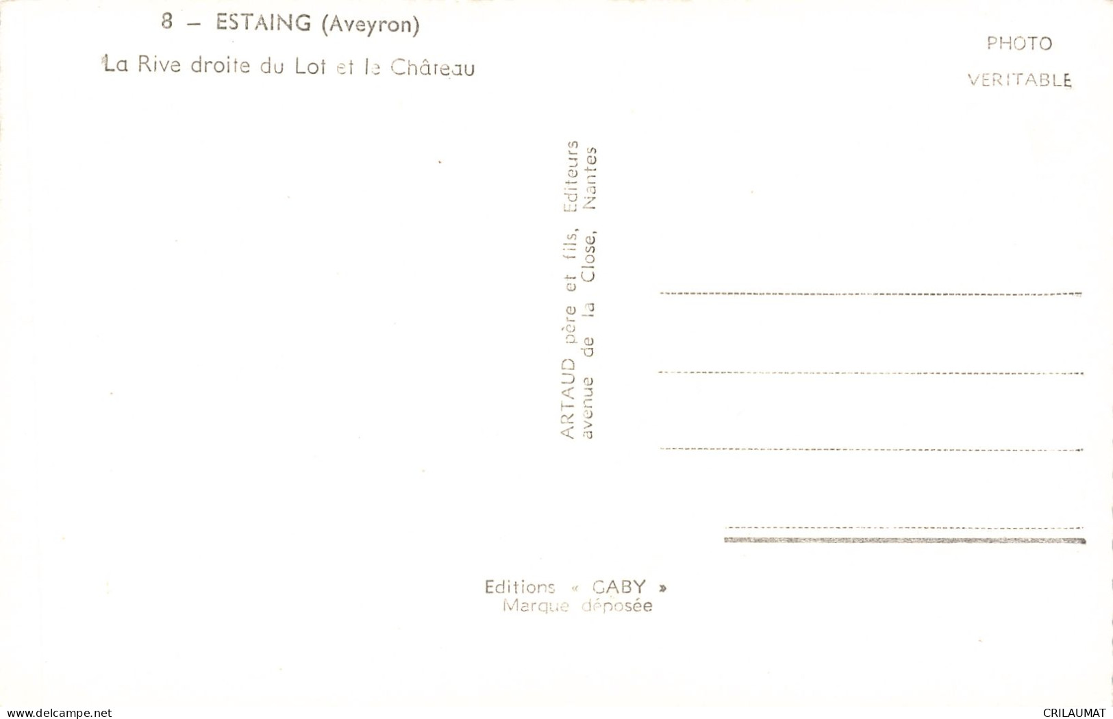 12-ESTAING-N°T5275-D/0171 - Sonstige & Ohne Zuordnung