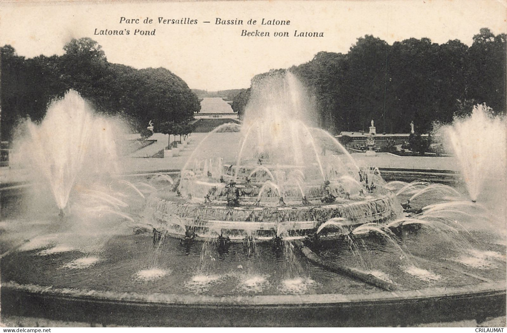 78-VERSAILLES BASSIN DE LATONE-N°T5275-D/0083 - Versailles (Schloß)