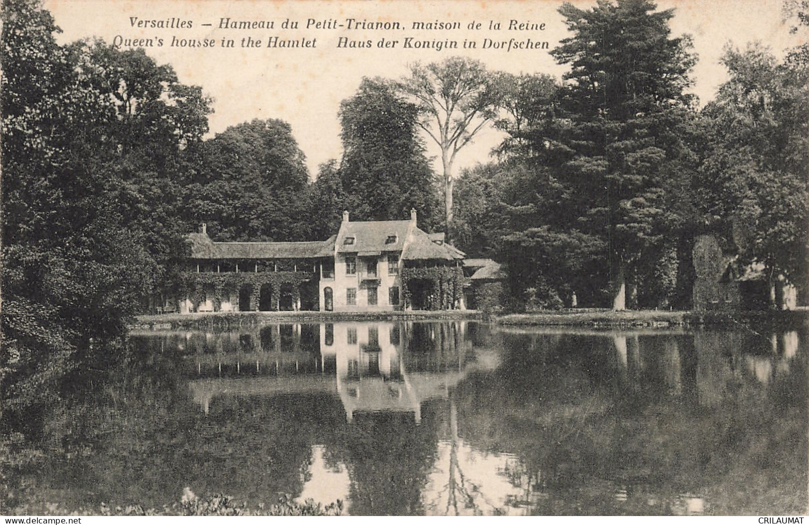 78-VERSAILLES HAMEAU DU PETIT TRIANON MAISON DE LA REINE-N°T5275-D/0003 - Versailles (Schloß)