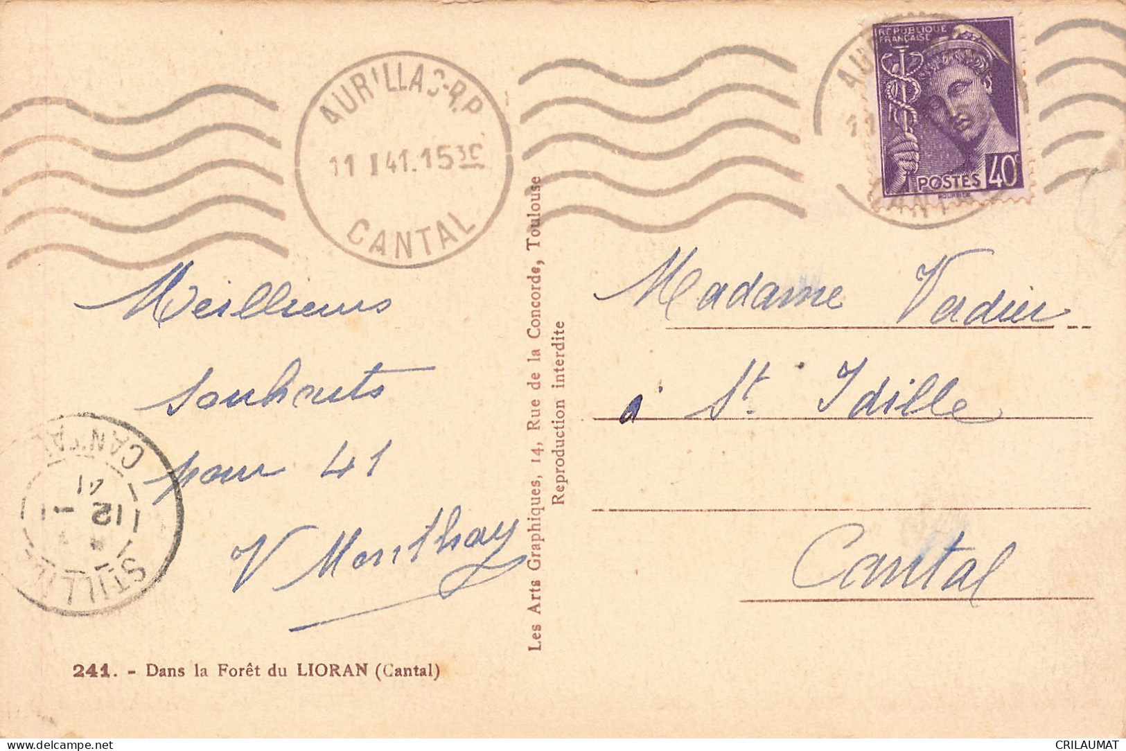 15-FORET DU LIORAN-N°T5275-C/0327 - Other & Unclassified