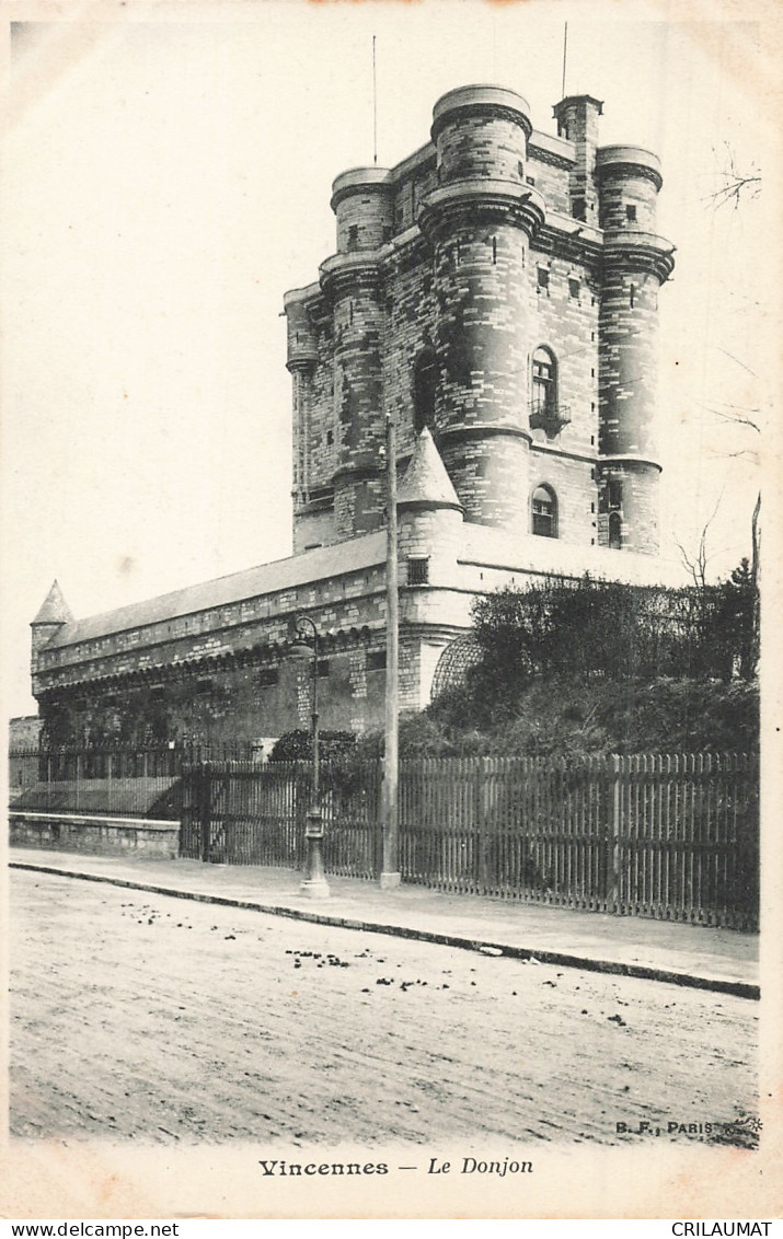 94-VINCENNES LE DONJON-N°T5275-G/0039 - Vincennes