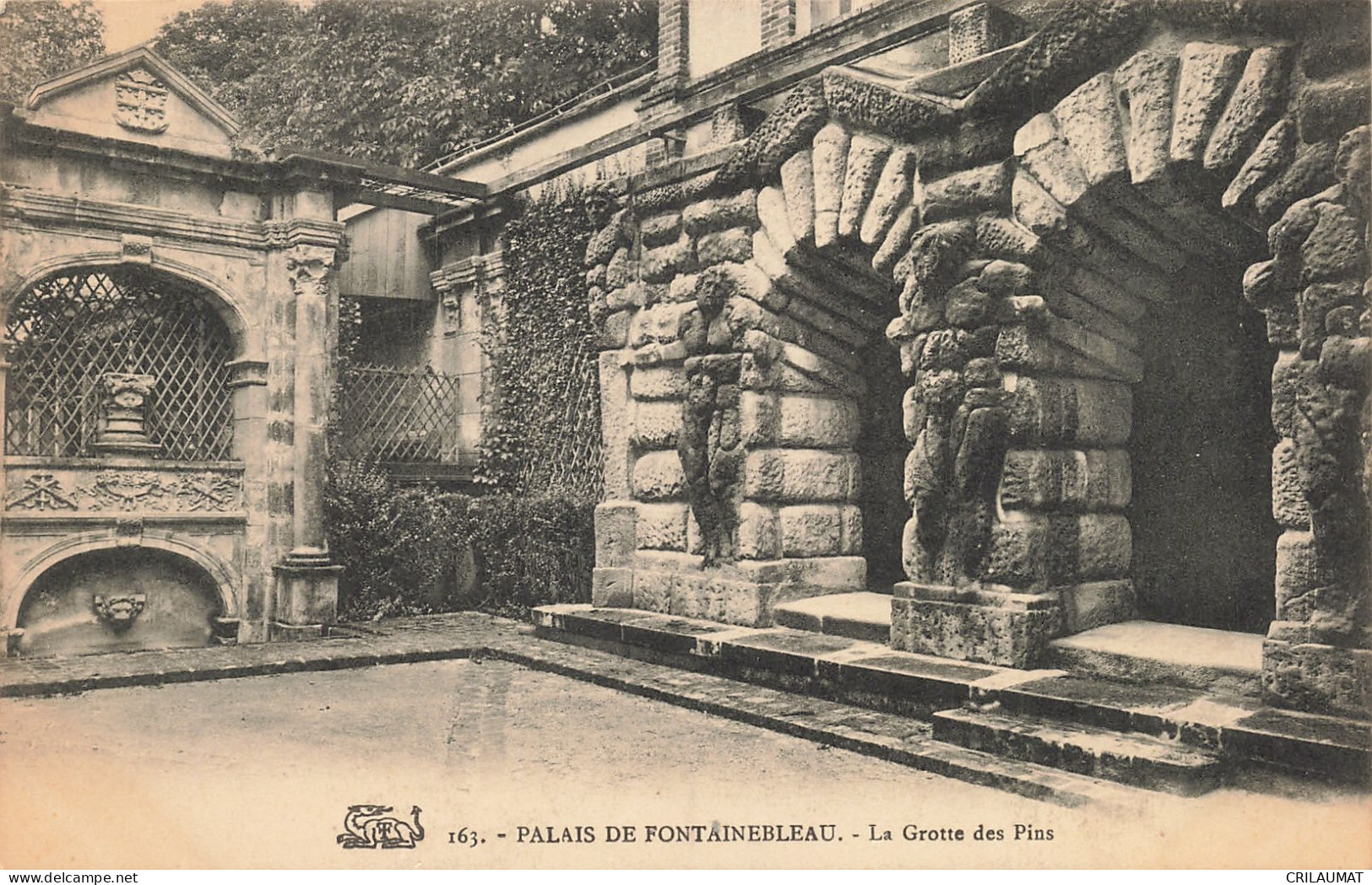 77-FONTAINEBLEAU LE PALAIS LA GROTTE DES PINS-N°T5275-F/0287 - Fontainebleau