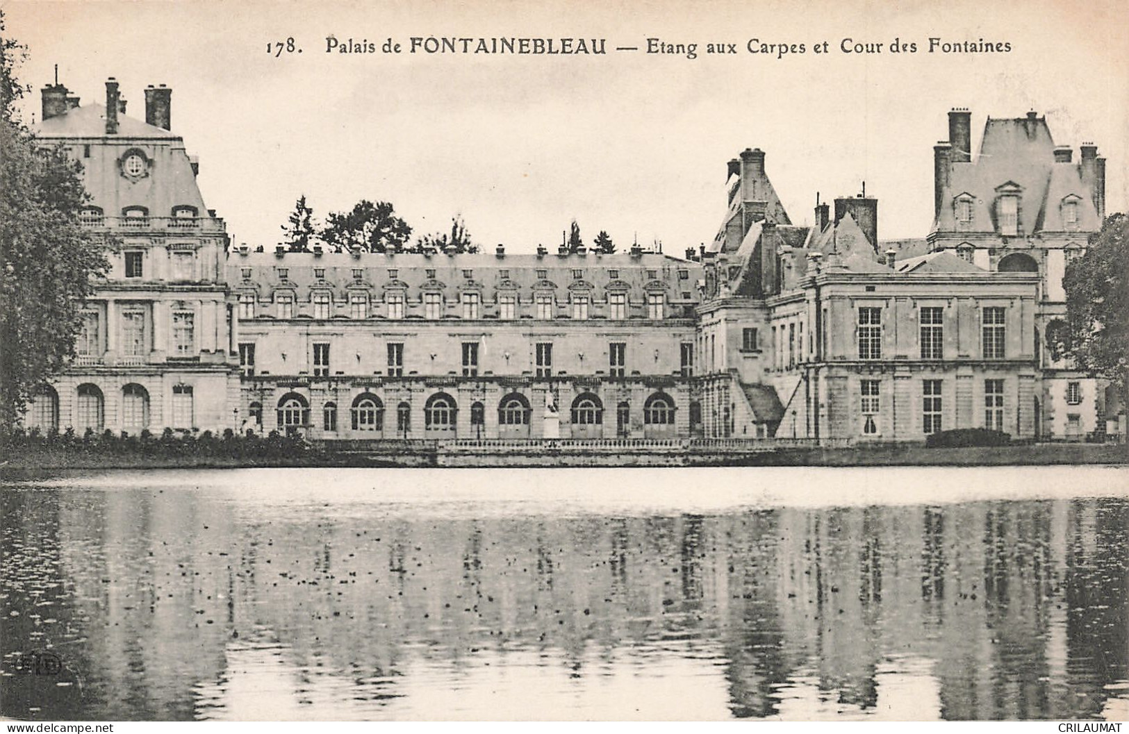 77-FONTAINEBLEAU LE PALAIS ETANG AUX CARPES-N°T5275-F/0275 - Fontainebleau