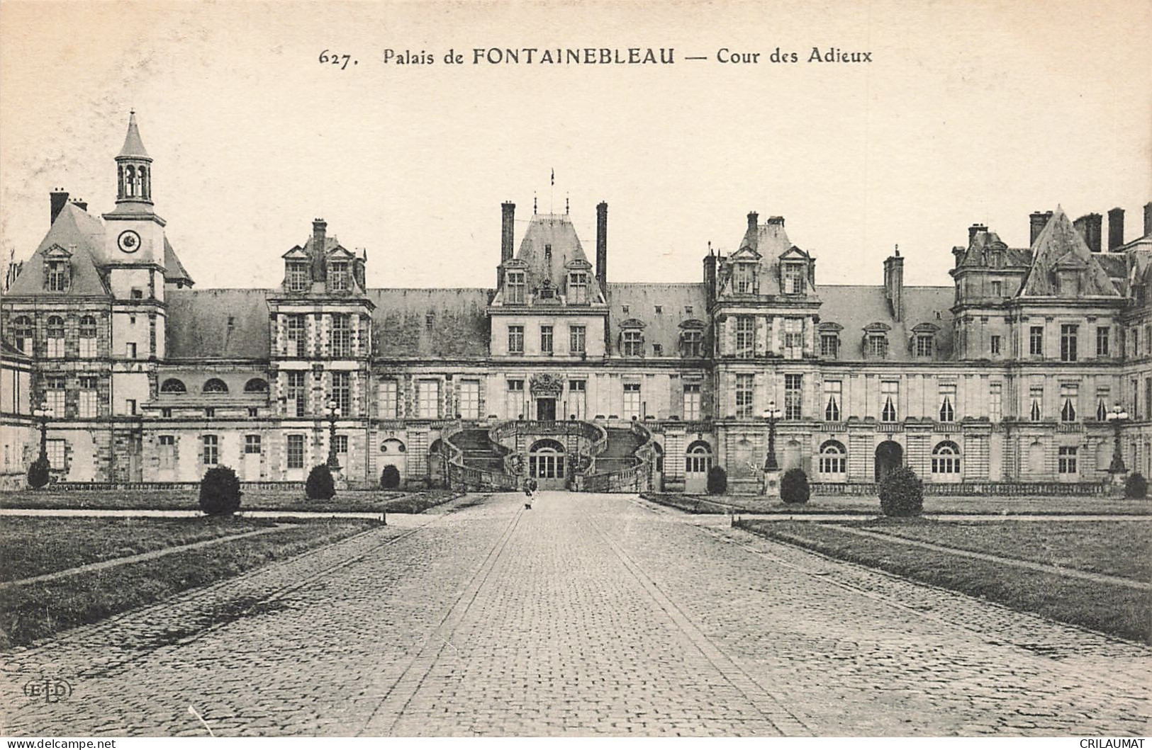 77-FONTAINEBLEAU LE PALAIS COUR DES ADIEUX-N°T5275-F/0277 - Fontainebleau