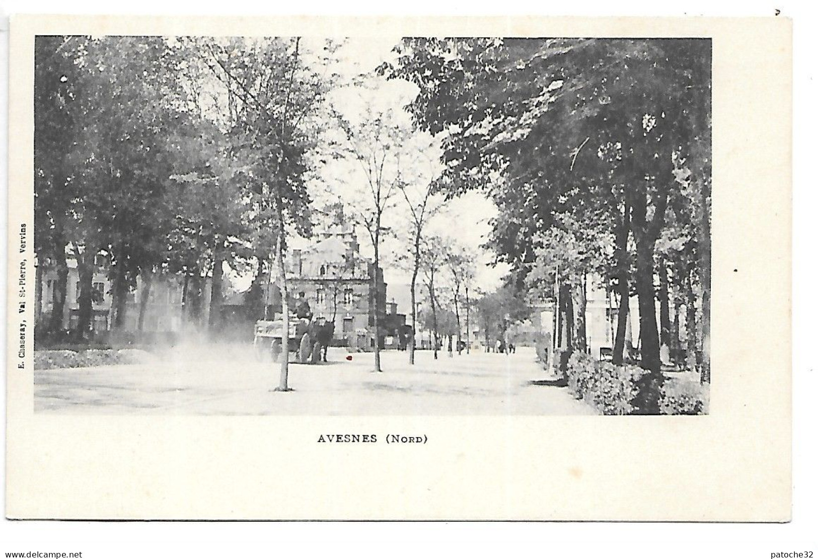 Cpa...Avesnes...(nord)...animée...(attelage)... - Avesnes Sur Helpe