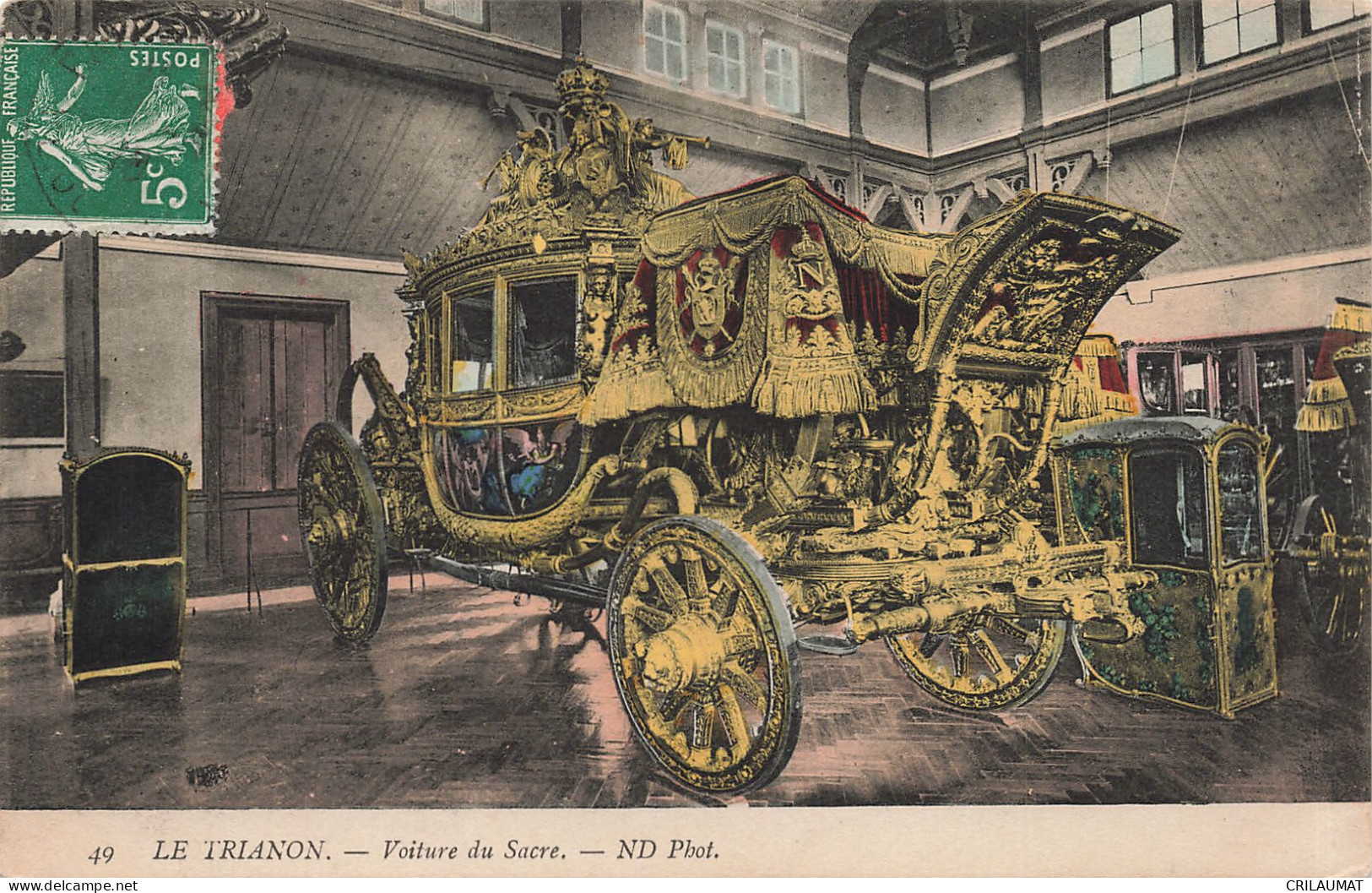 78-VERSAILLES VOITURE DU SACRE-N°T5275-E/0145 - Versailles (Kasteel)