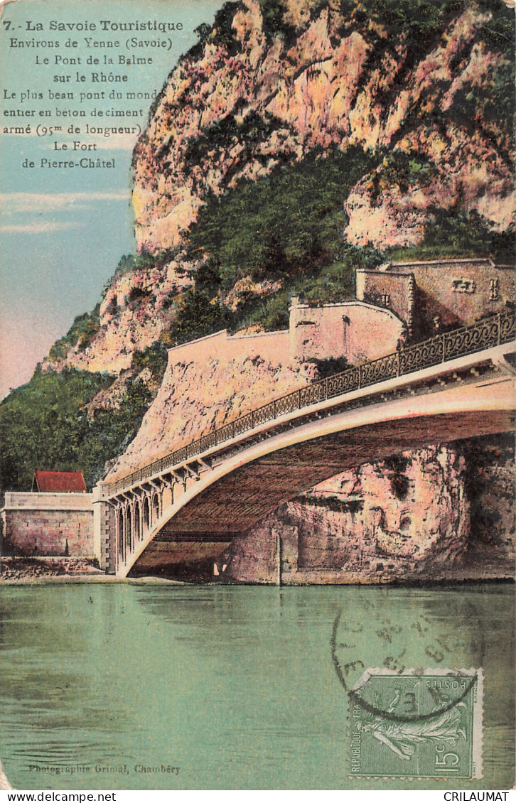 73-LE PONT DE LA BALME SUR LE RHONE-N°T5276-B/0079 - Autres & Non Classés