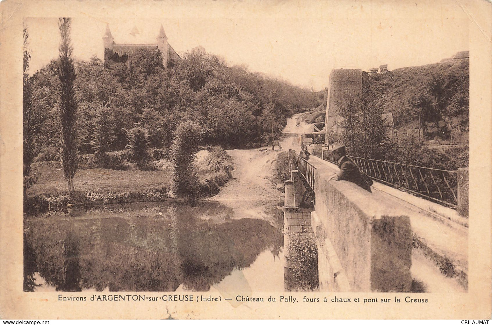 36-CHÂTEAU DU PALLY FOURS A CHAUX-N°T5276-B/0021 - Other & Unclassified