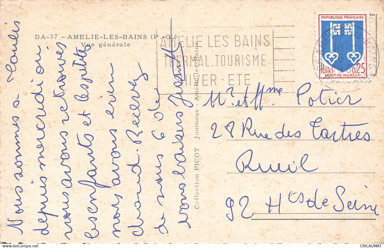 66-AMELIE LES BAINS-N°T5276-A/0327 - Autres & Non Classés