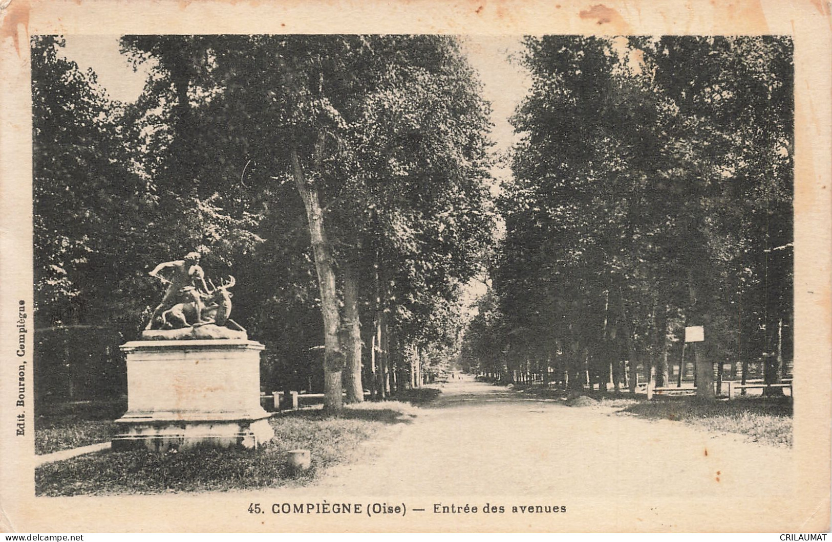 60-COMPIEGNE ENTREE DES AVENUES-N°T5276-A/0021 - Compiegne