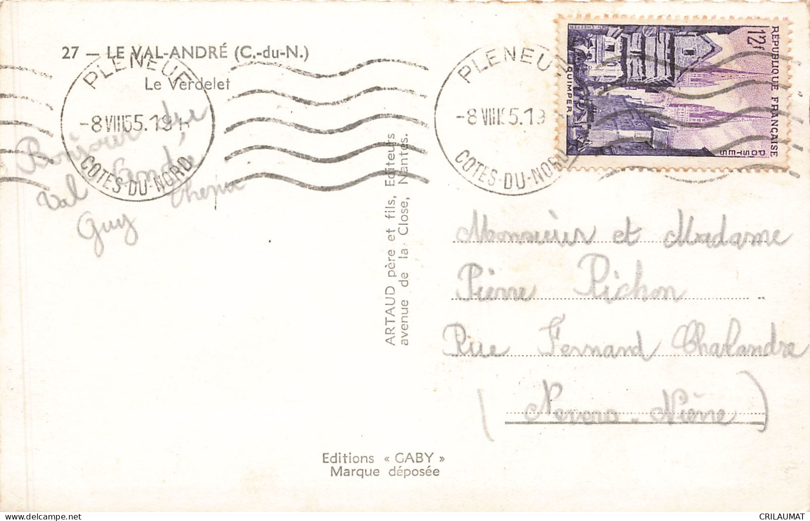 22-LE VAL ANDRE-N°T5275-H/0279 - Other & Unclassified