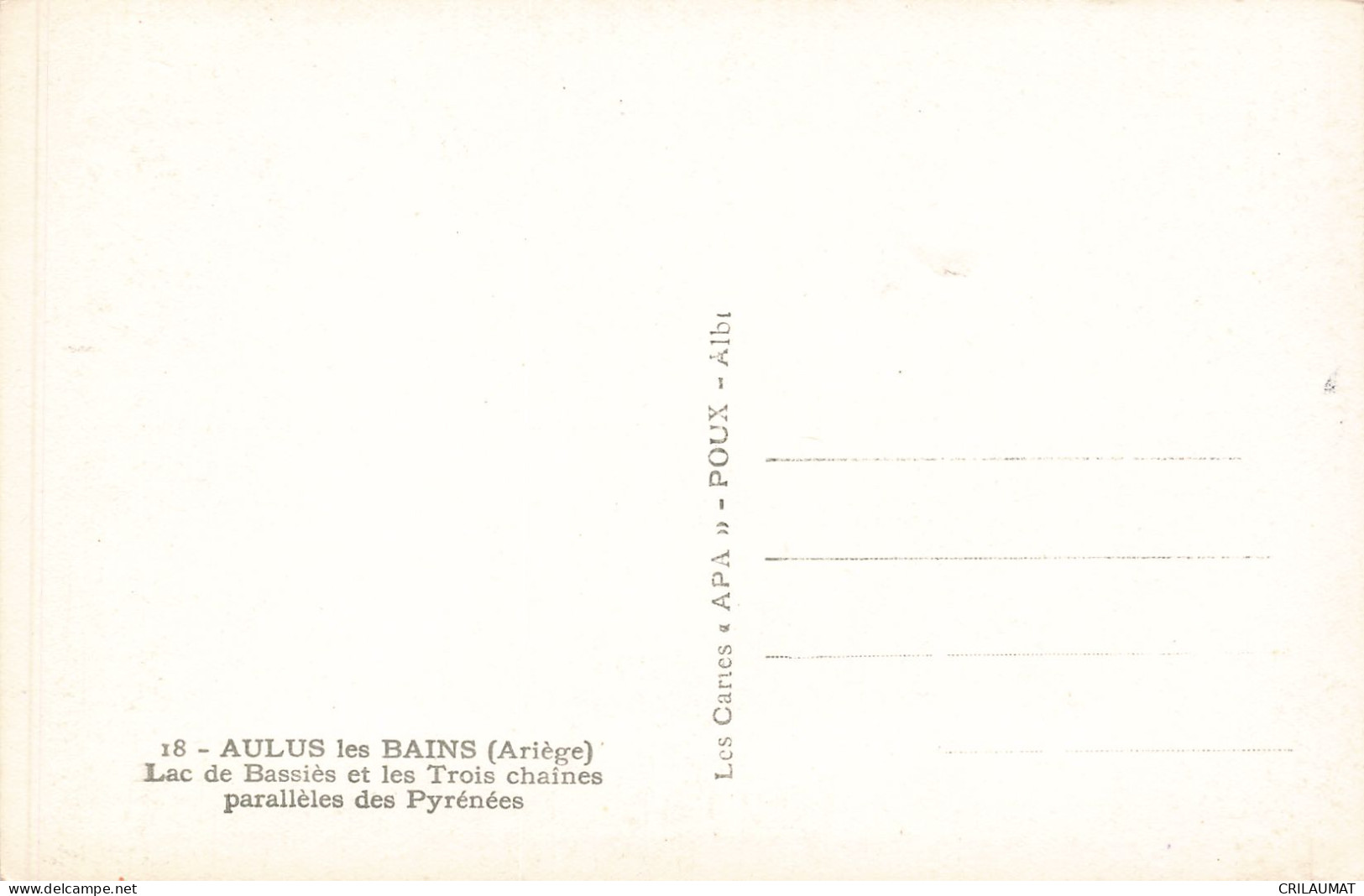 09-AULUS LES BAINS-N°T5275-H/0223 - Other & Unclassified