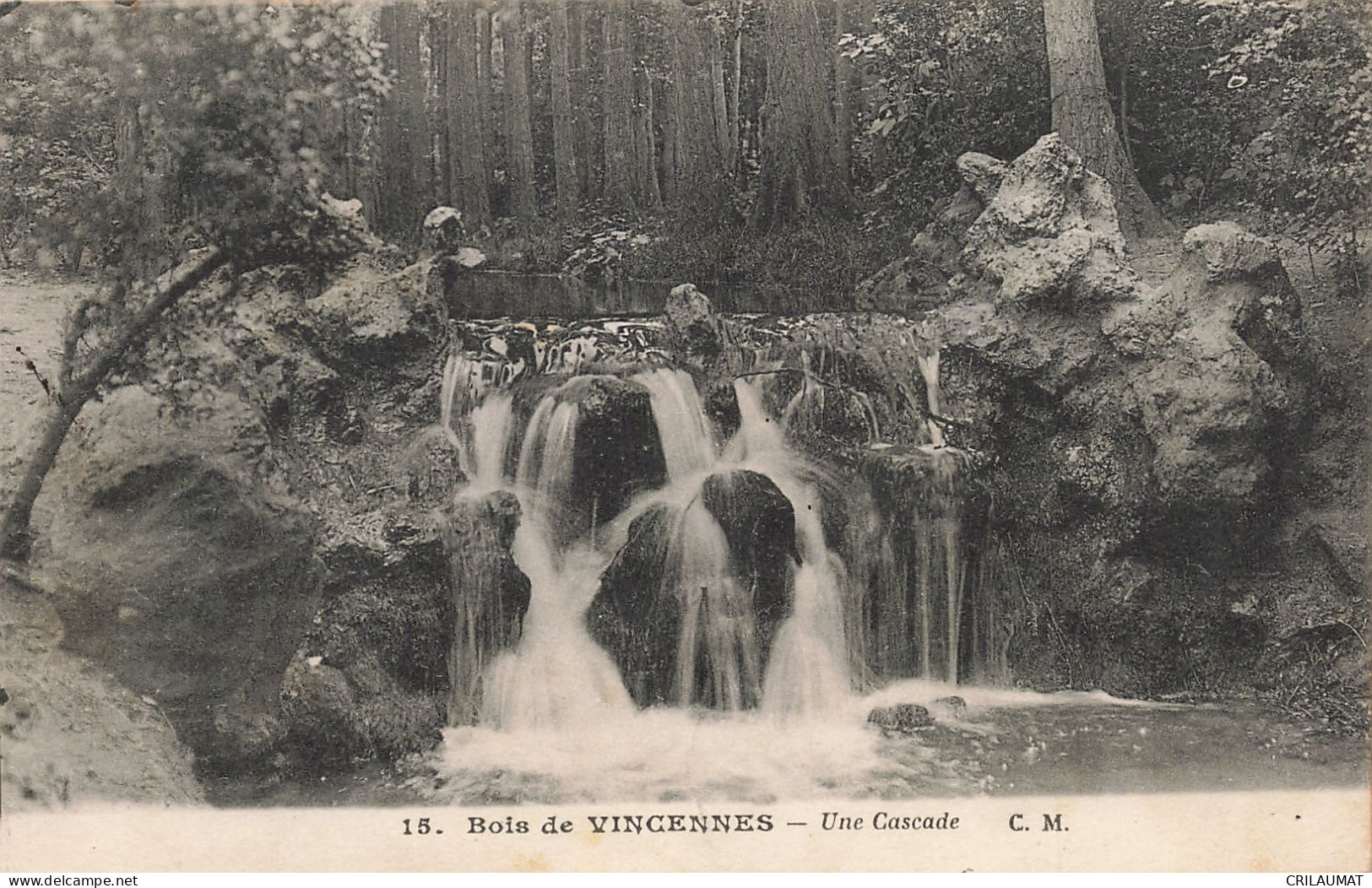 94-BOIS DE VINCENNES UNE CASCADE-N°T5276-D/0249 - Autres & Non Classés