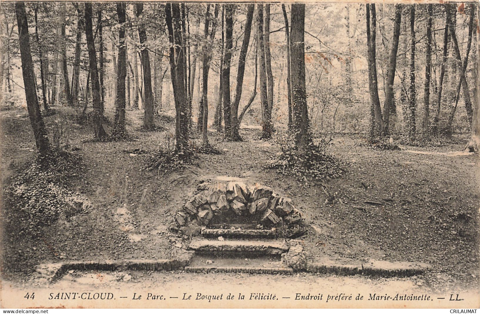 92-SAINT CLOUD LE PARC LE BOSQUET DE LA FELICITE-N°T5276-D/0215 - Saint Cloud