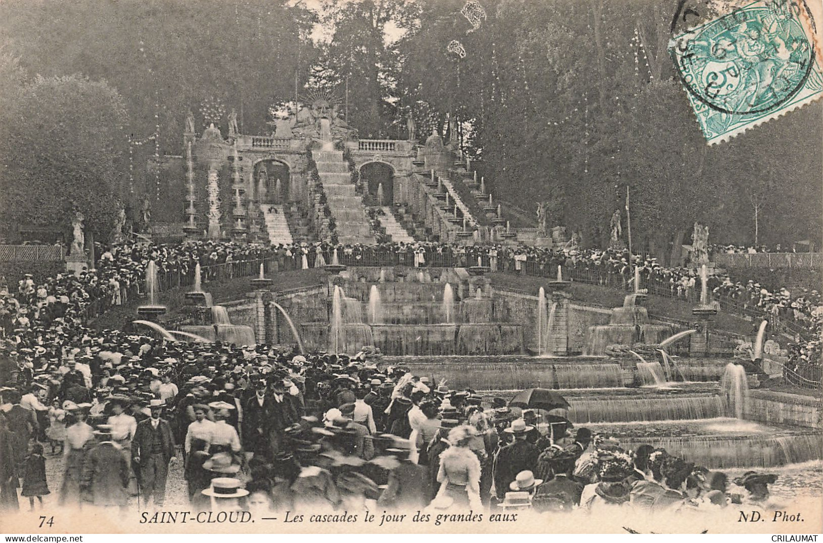 92-SAINT CLOUD LES CASCADES LE JOUR DES GRANDES EAUX-N°T5276-D/0209 - Saint Cloud