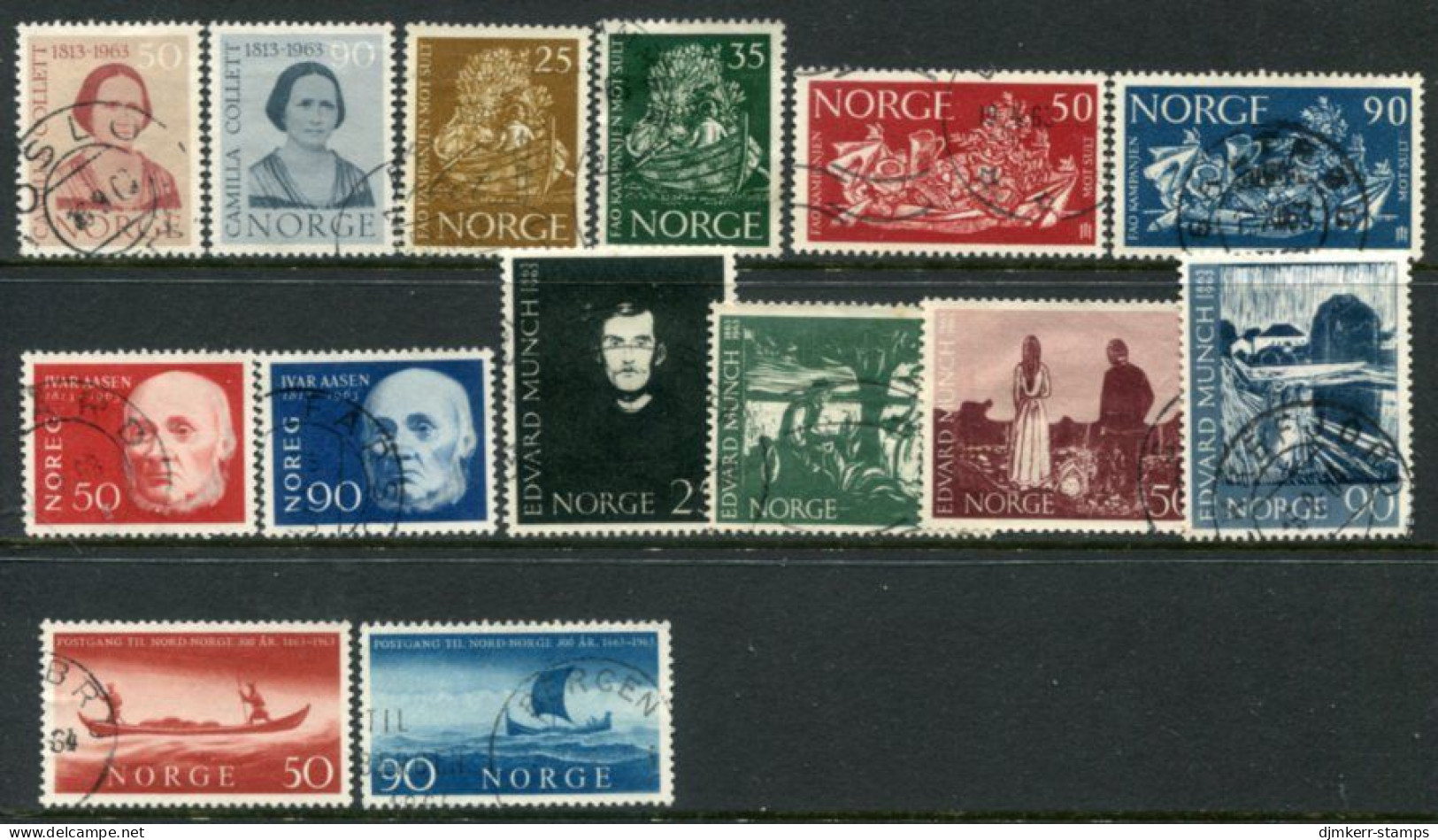 NORWAY 1963 Five Issues Used. - Gebraucht