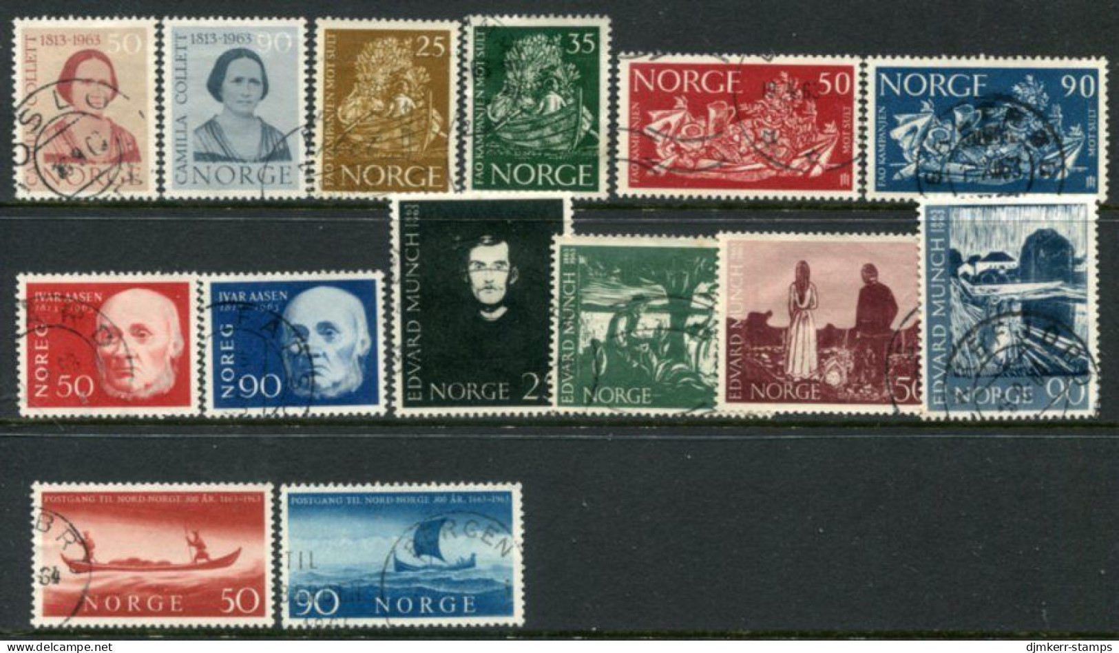 NORWAY 1963 Five Issues Used. - Gebruikt