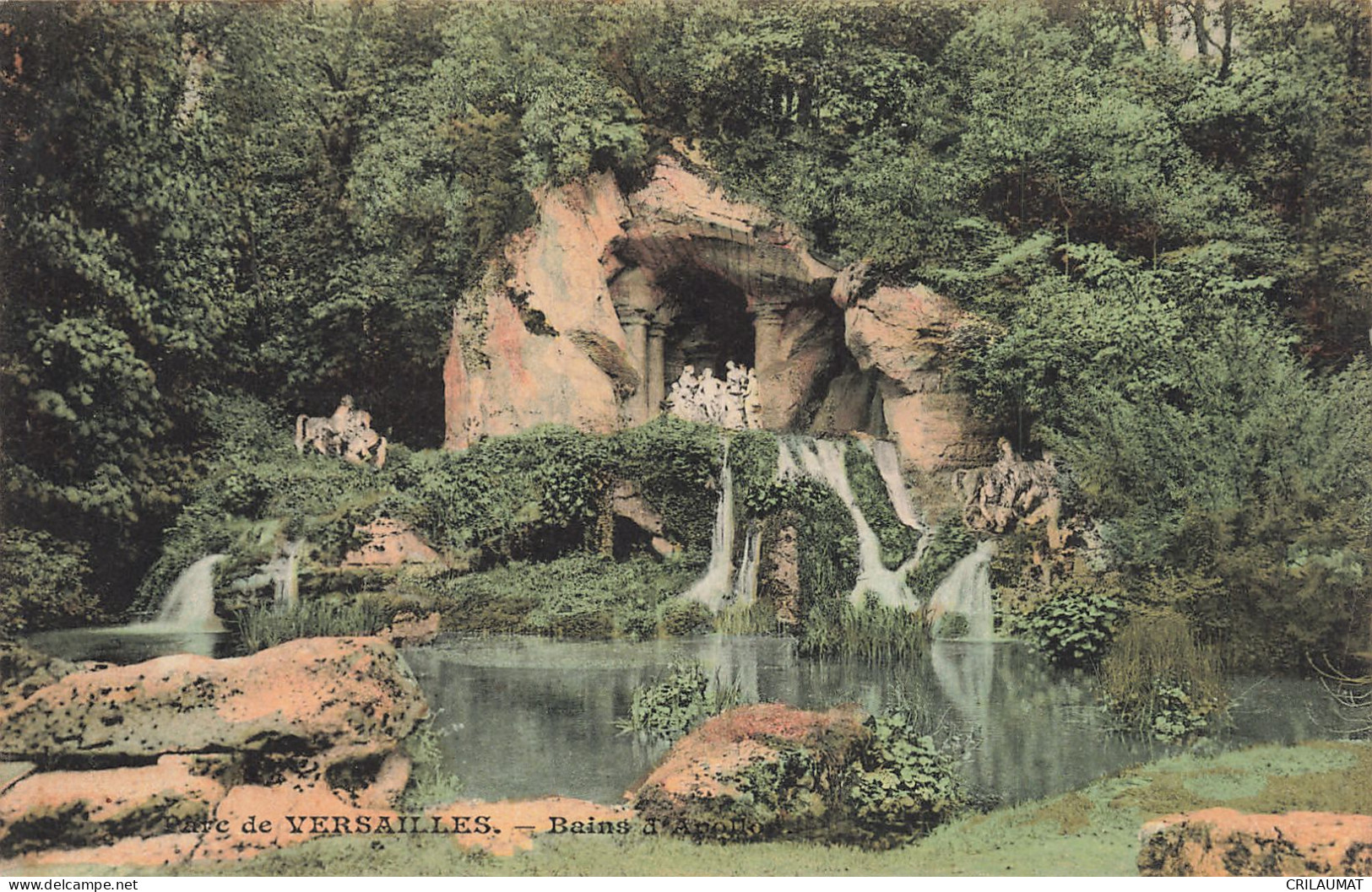 78-VERSAILLES LE PARC LES BAINS D APOLLON-N°T5276-G/0129 - Versailles (Schloß)