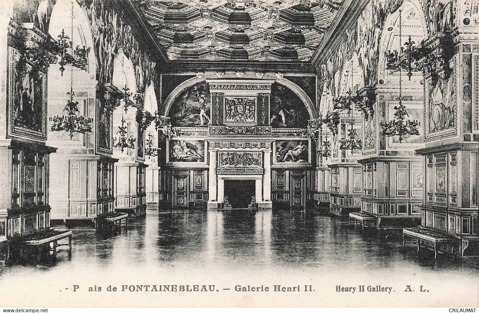 77-FONTAINEBLEAU LE PALAIS GALERIE HENRI II-N°T5276-G/0051 - Fontainebleau