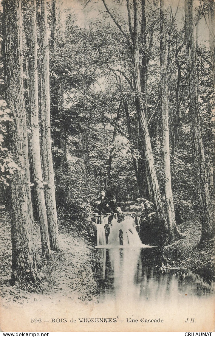 94-BOIS DE VINCENNES UNE CASCADE-N°T5276-F/0195 - Autres & Non Classés