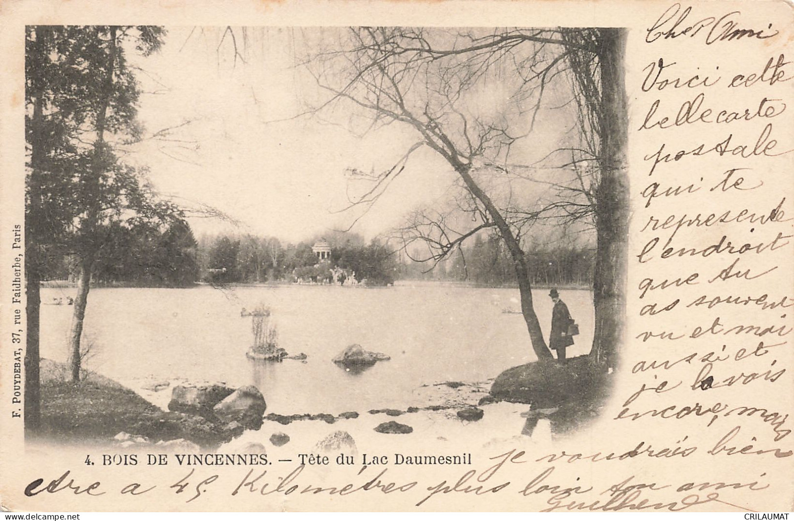 94-BOIS DE VINCENNES TETE DU LAC DAUMESNIL-N°T5276-F/0181 - Andere & Zonder Classificatie