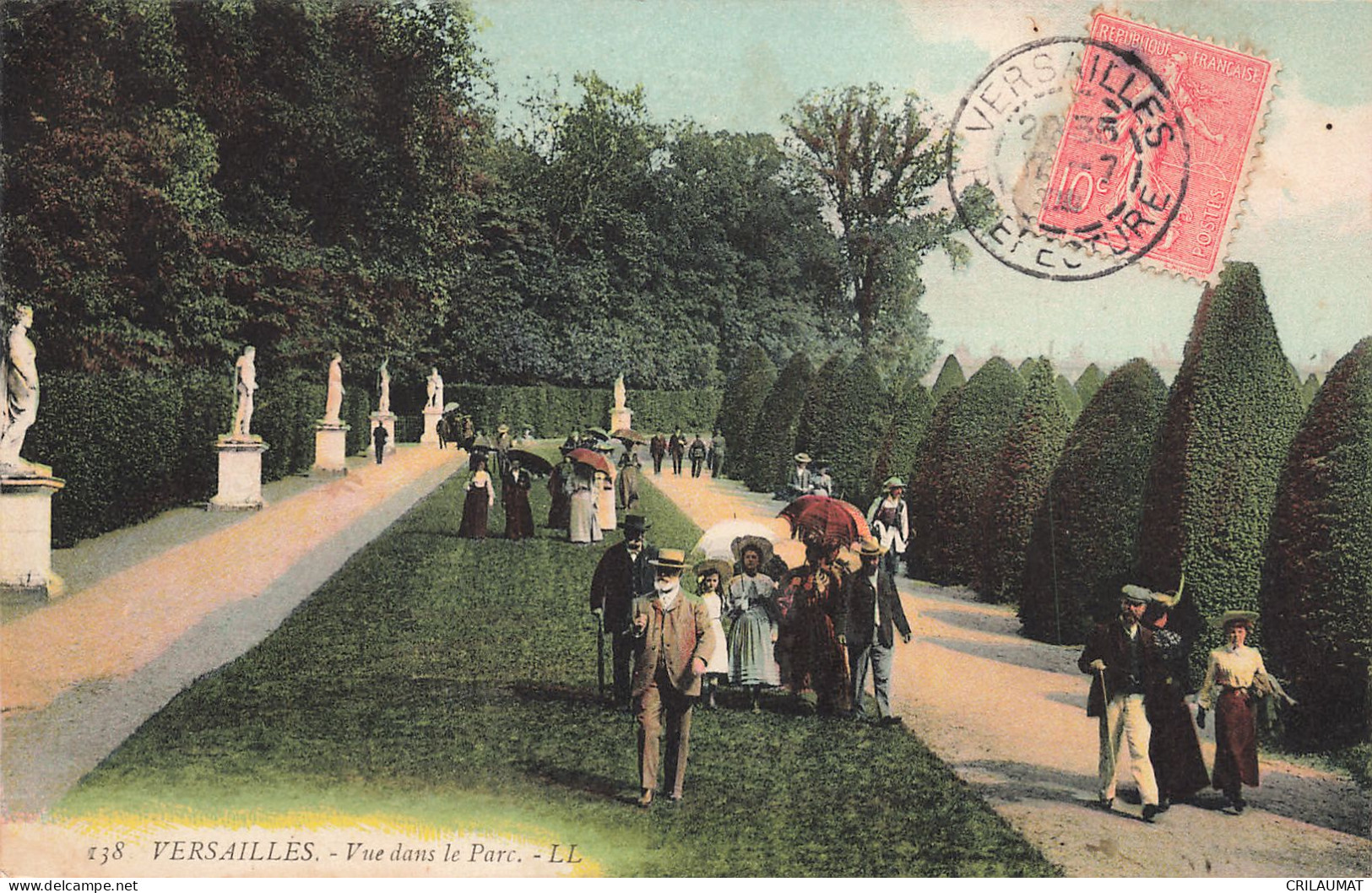 78-VERSAILLES LE PARC-N°T5276-F/0109 - Versailles (Schloß)