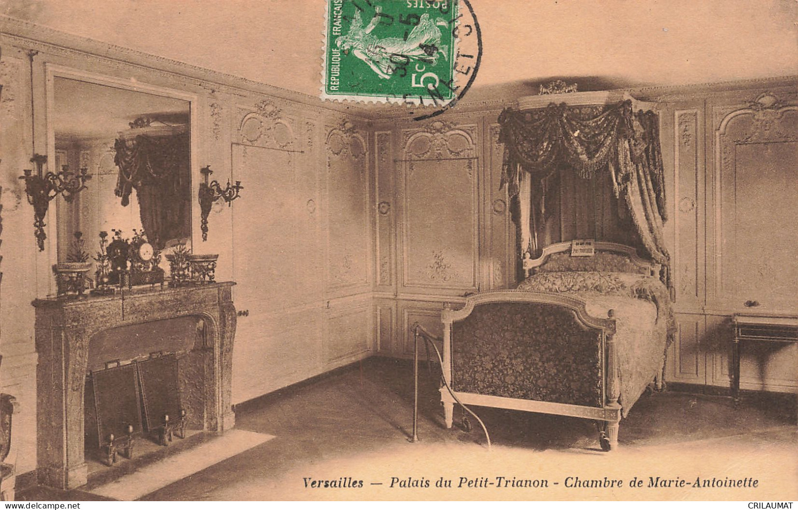 78-VERSAILLES LE PALAIS CHAMBRE DE MARIE ANTOINETTE-N°T5276-F/0101 - Versailles (Castello)