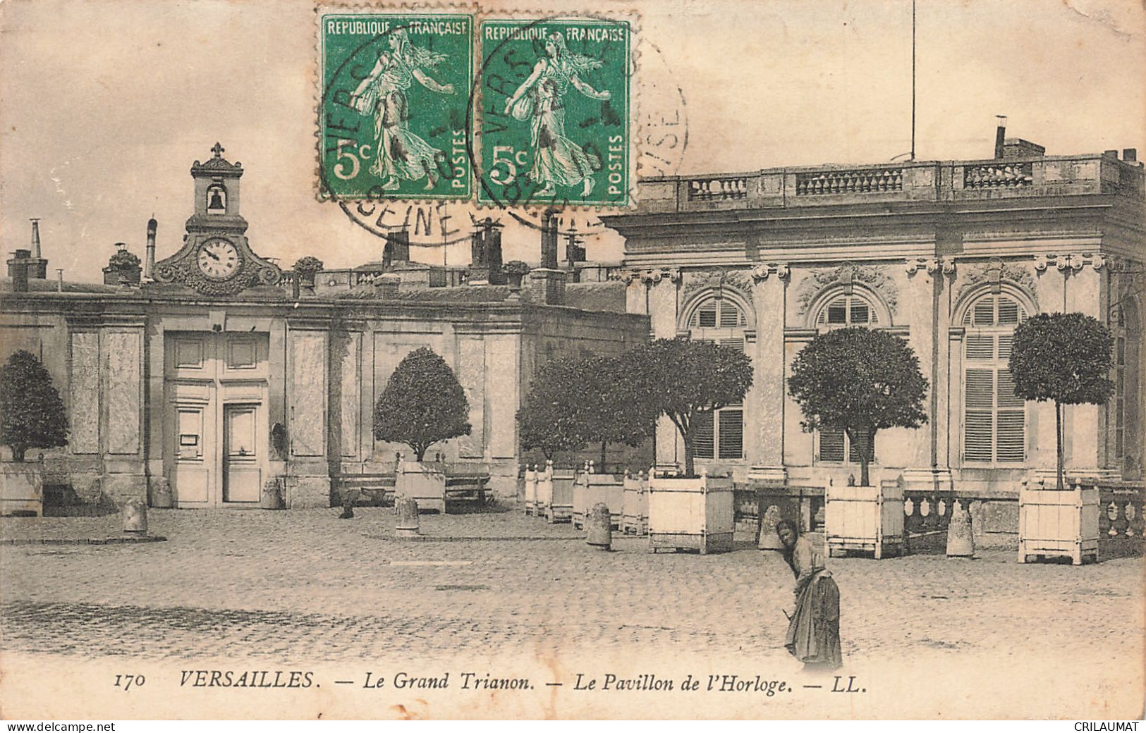 78-VERSAILLES LE PARC LE PAVILLON DE L HORLOGE-N°T5276-F/0067 - Versailles (Schloß)