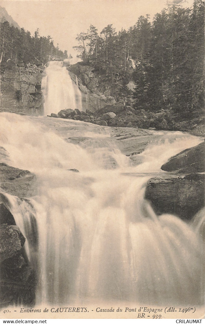 65-CAUTERETS CASCADE DU PONT D Espagne-N°T5276-E/0245 - Cauterets