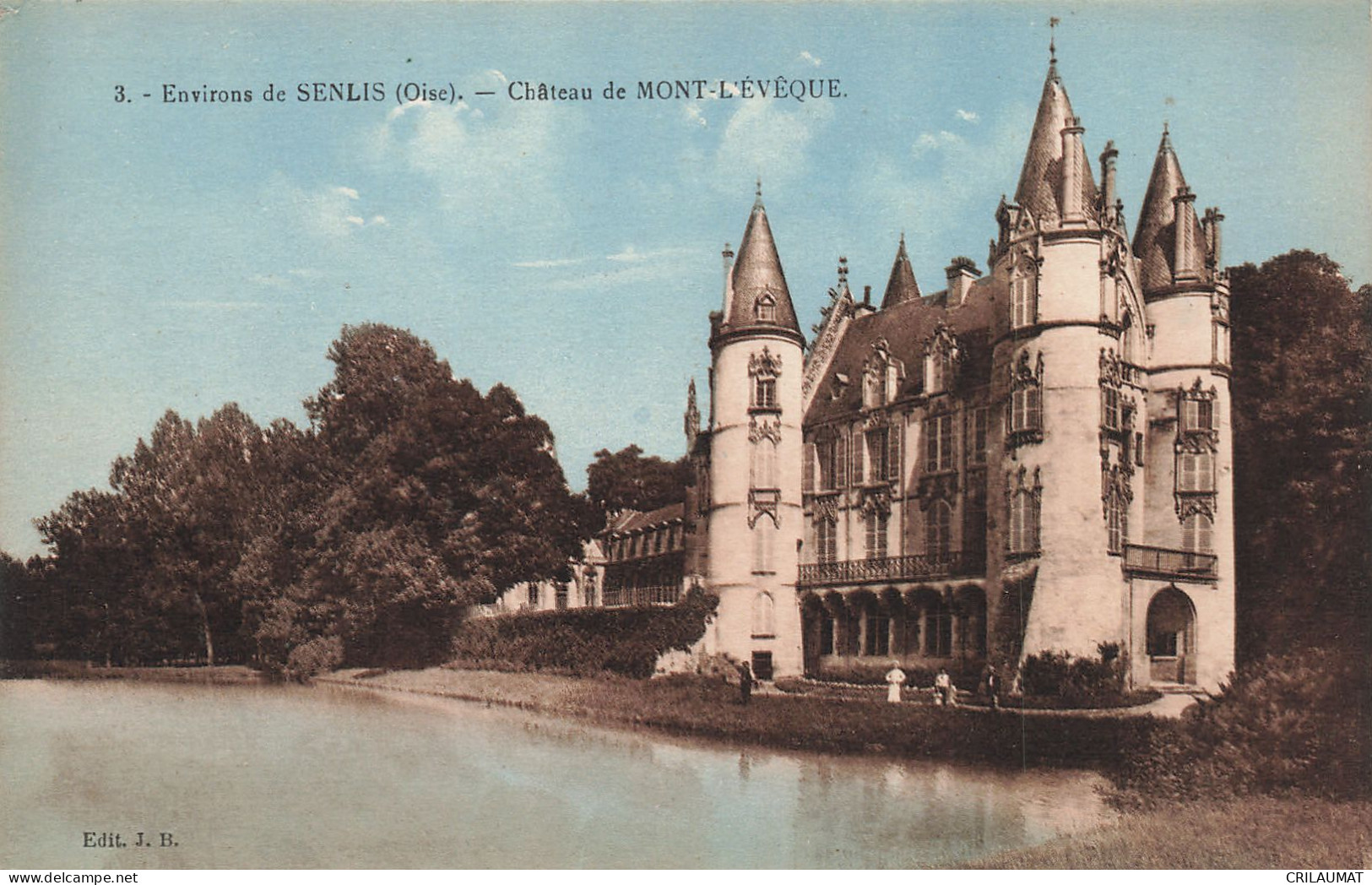 60-MONT L EVEQUE LE CHÂTEAU-N°T5276-E/0205 - Autres & Non Classés