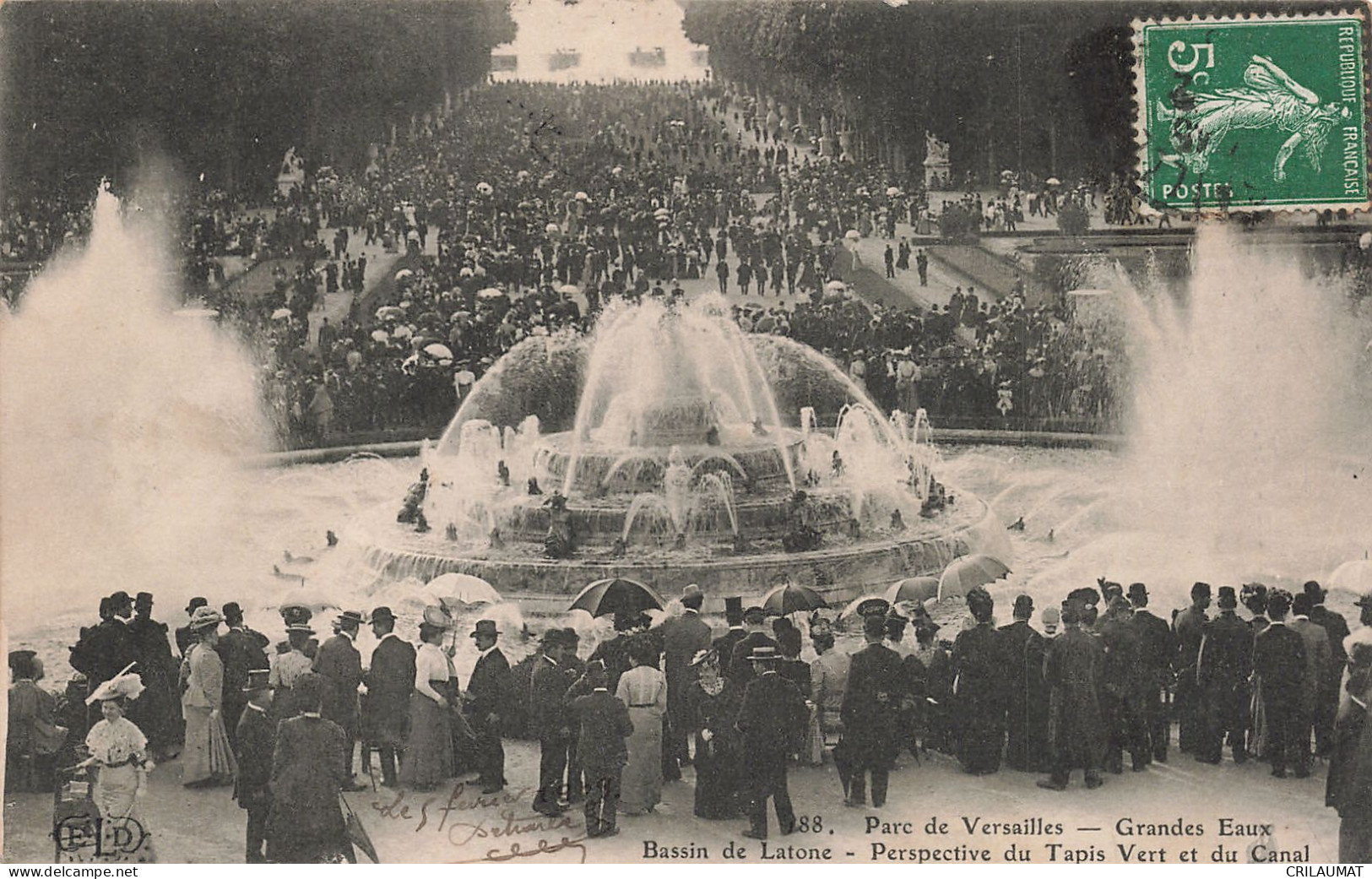 78-VERSAILLES LE PARC GRANDES EAUX BASSIN DE LATONE-N°T5276-E/0107 - Versailles (Castello)