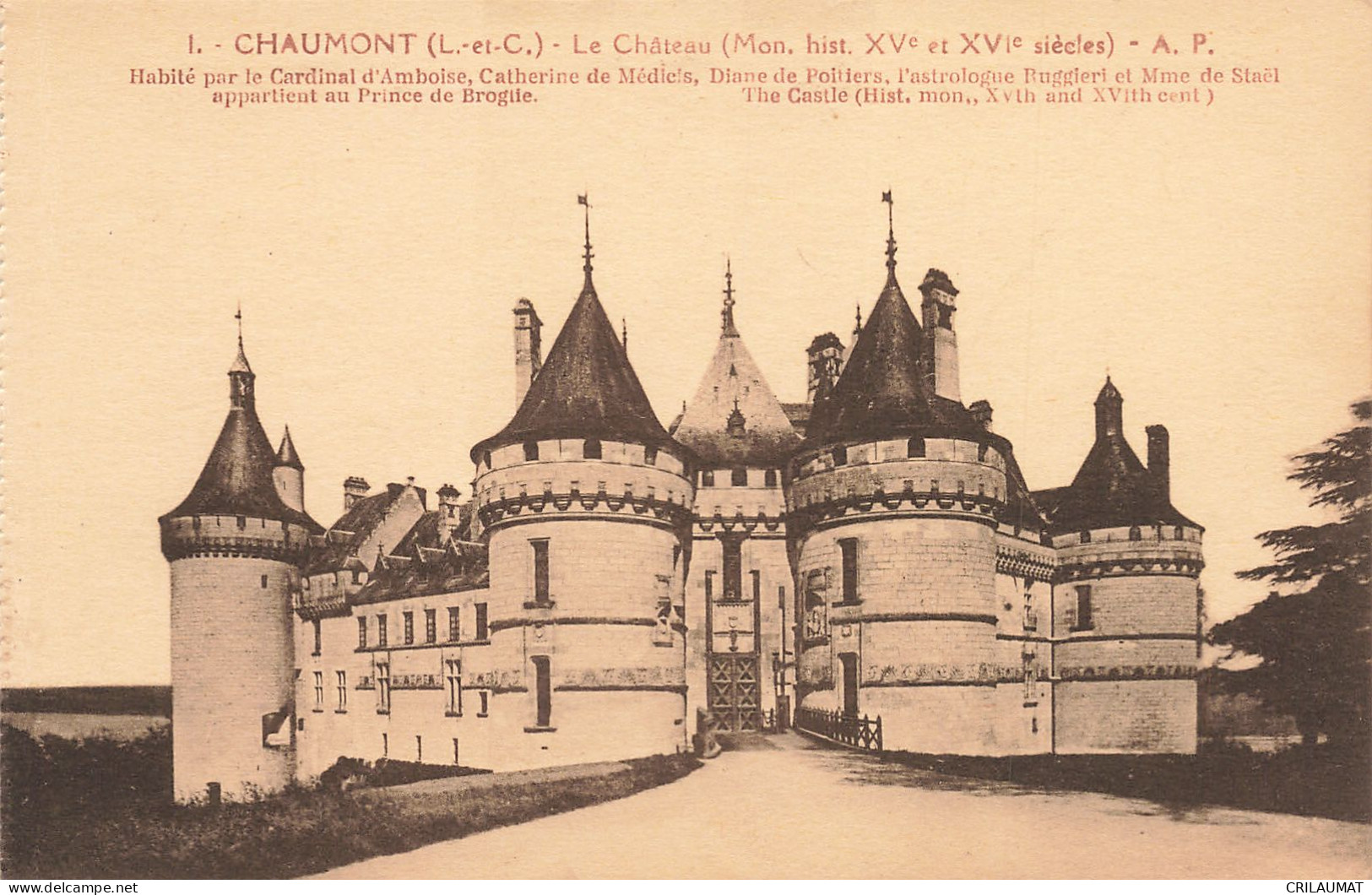 41-CHAUMONT LE CHÂTEAU-N°T5276-H/0389 - Other & Unclassified