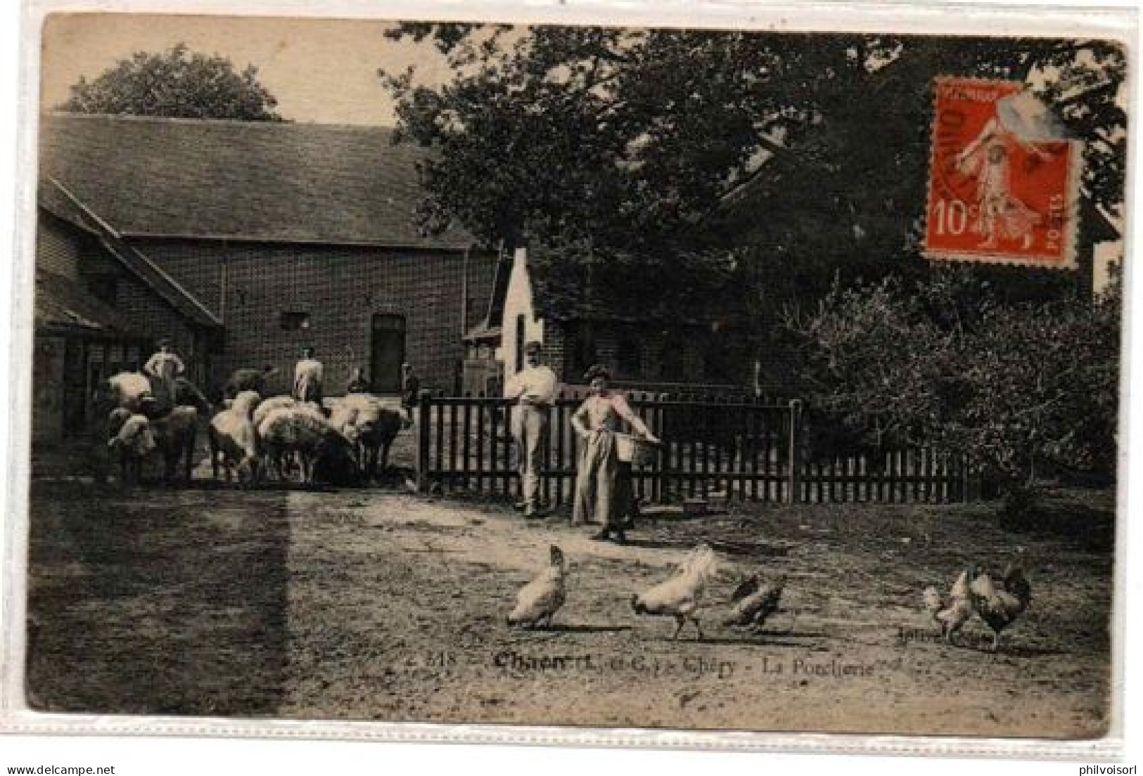 CHAON FERME DE LA PORCHERIE MOUTONS POULES ANIMEE - Autres & Non Classés