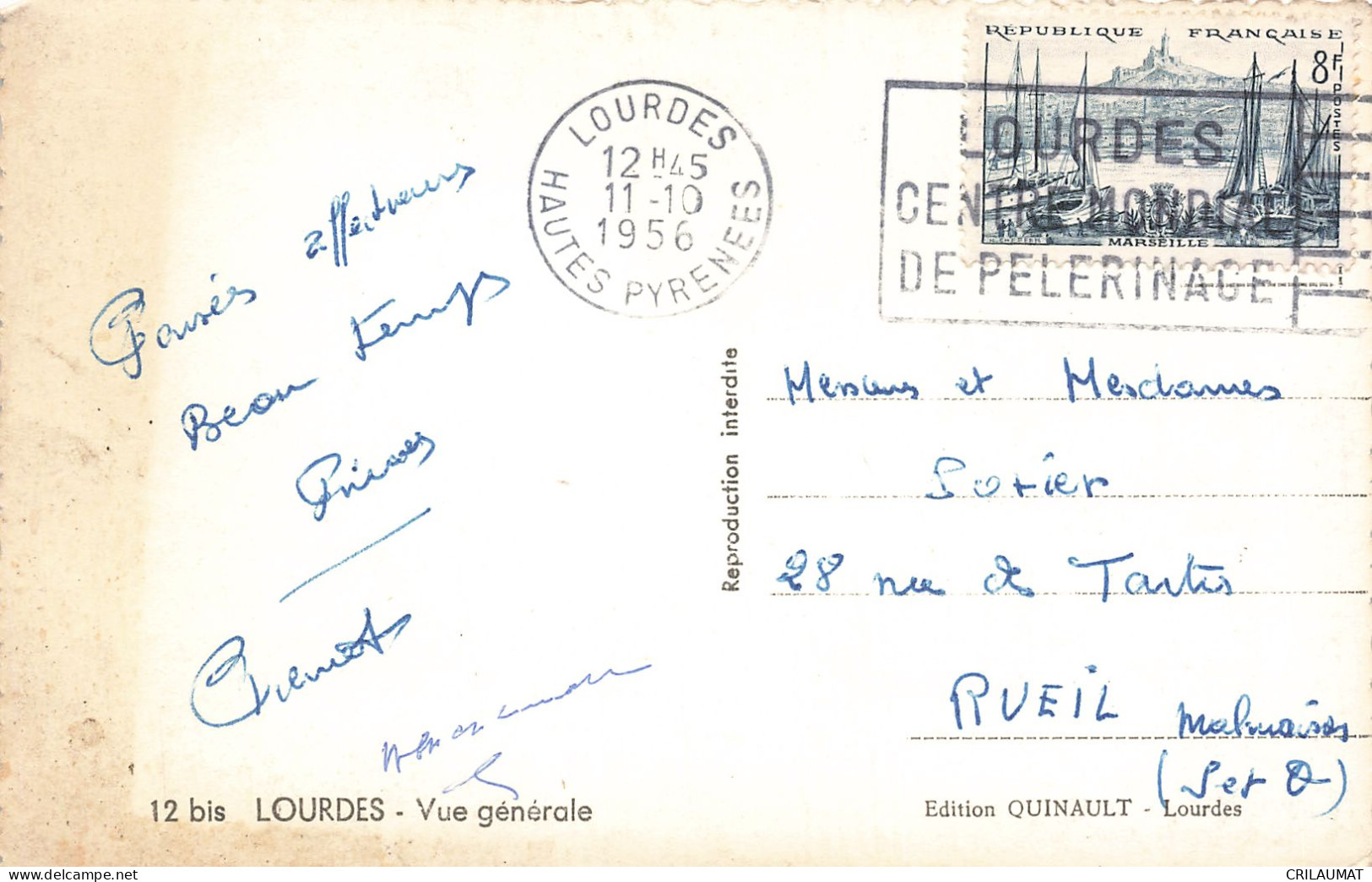 65-LOURDES-N°T5276-G/0389 - Lourdes