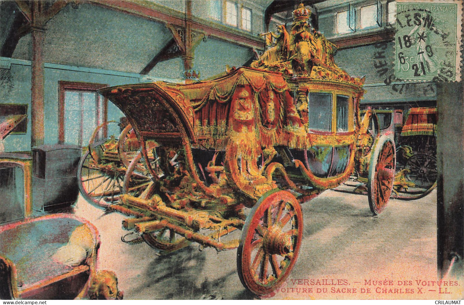 78-VERSAILLES MUSEE DES VOITURES VOITURE DU SACRE-N°T5276-G/0379 - Versailles (Château)