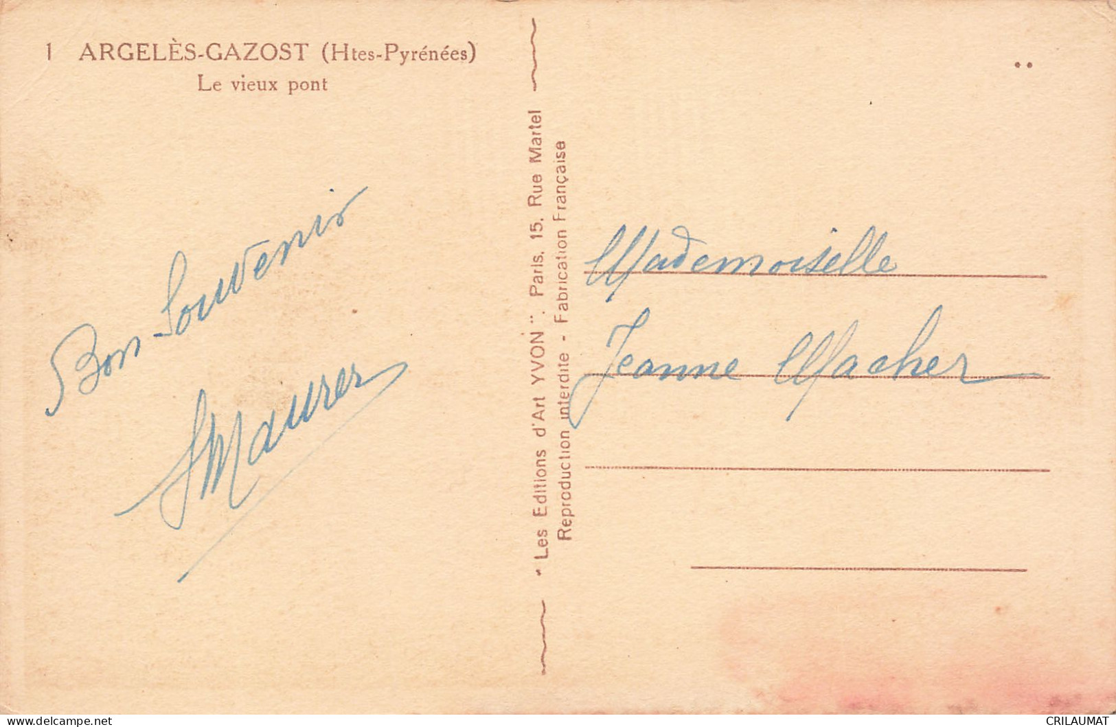 65-ARGELES GAZOST-N°T5276-G/0363 - Argeles Gazost