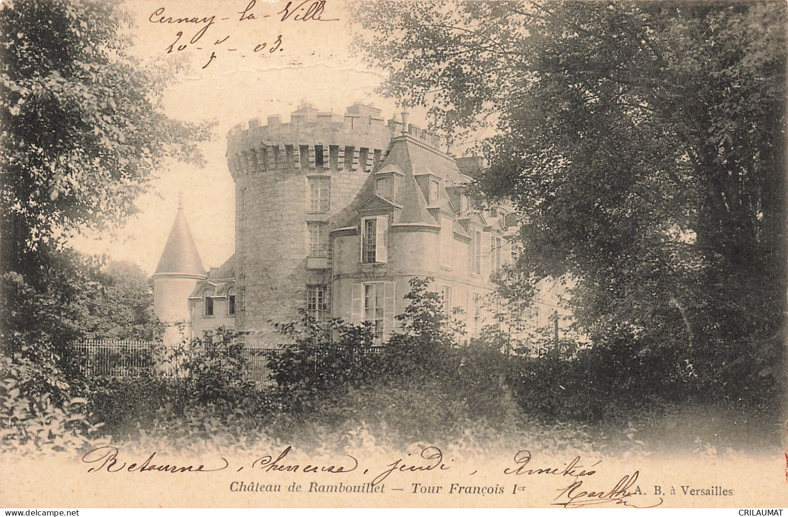 78-RAMBOUILLET TOUR FRANCOIS 1ER-N°T5276-G/0215 - Rambouillet (Kasteel)