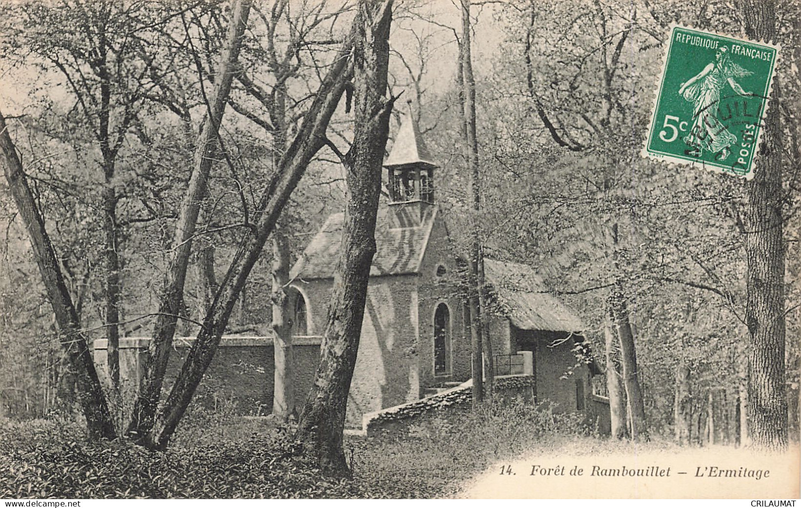 78-RAMBOUILLET L ERMITAGE-N°T5276-G/0213 - Rambouillet (Kasteel)